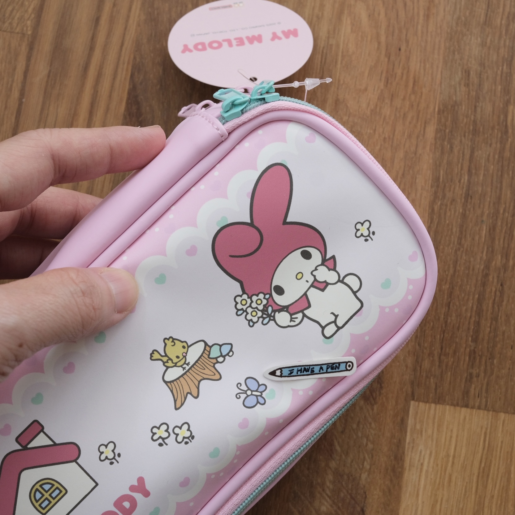 My Melody 三麗鷗Sanrio 萬用收納筆袋 粉色花卉 美樂蒂｜SUN STAR 日本