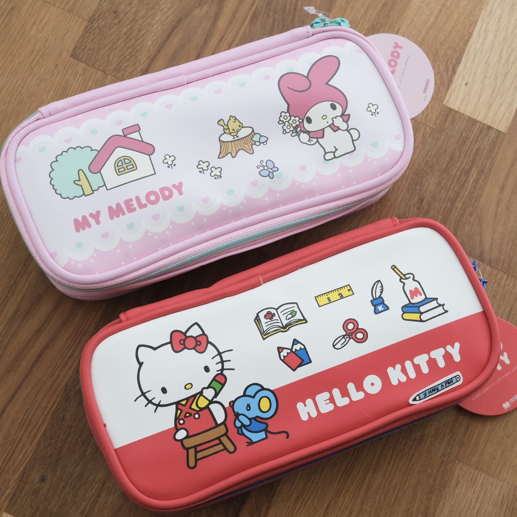 My Melody 三麗鷗Sanrio 萬用收納筆袋 粉色花卉 美樂蒂｜SUN STAR 日本