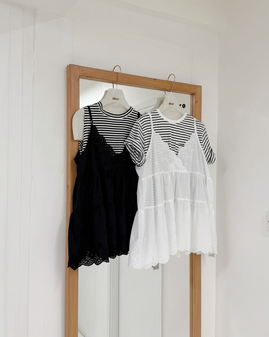 通花可調吊帶小v領背心