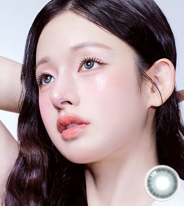 [月拋] OLOLA Meow 1 Month Koshort Green 彩妝隱形眼鏡｜每盒2片