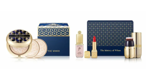 PP-P433-聖誕限定🎄🎄Whoo天氣丹華炫雙層蕾絲氣墊粉底套裝 - 21號膚色【冬夜星空特別版