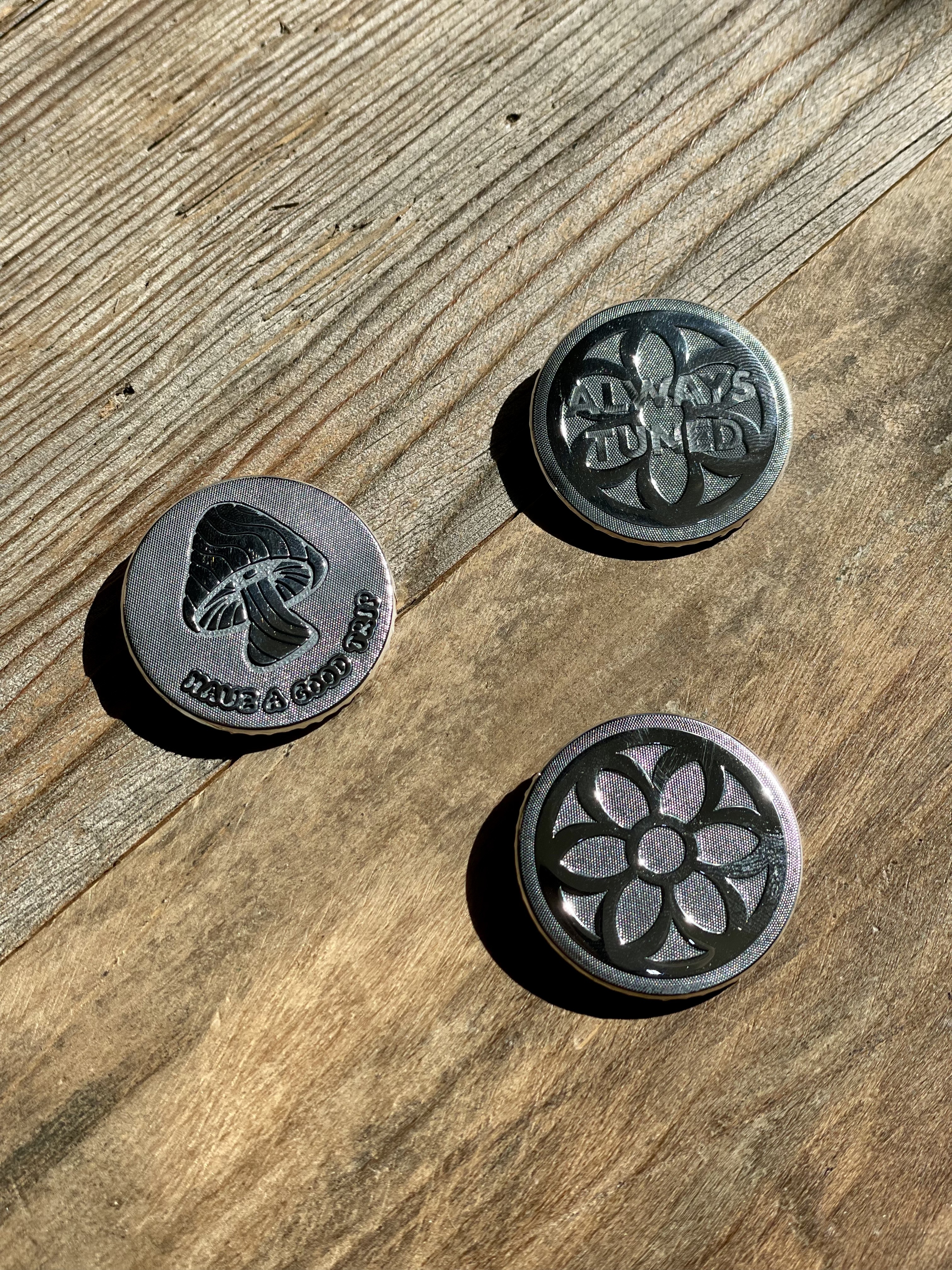 Sterling Silver Campaign Button