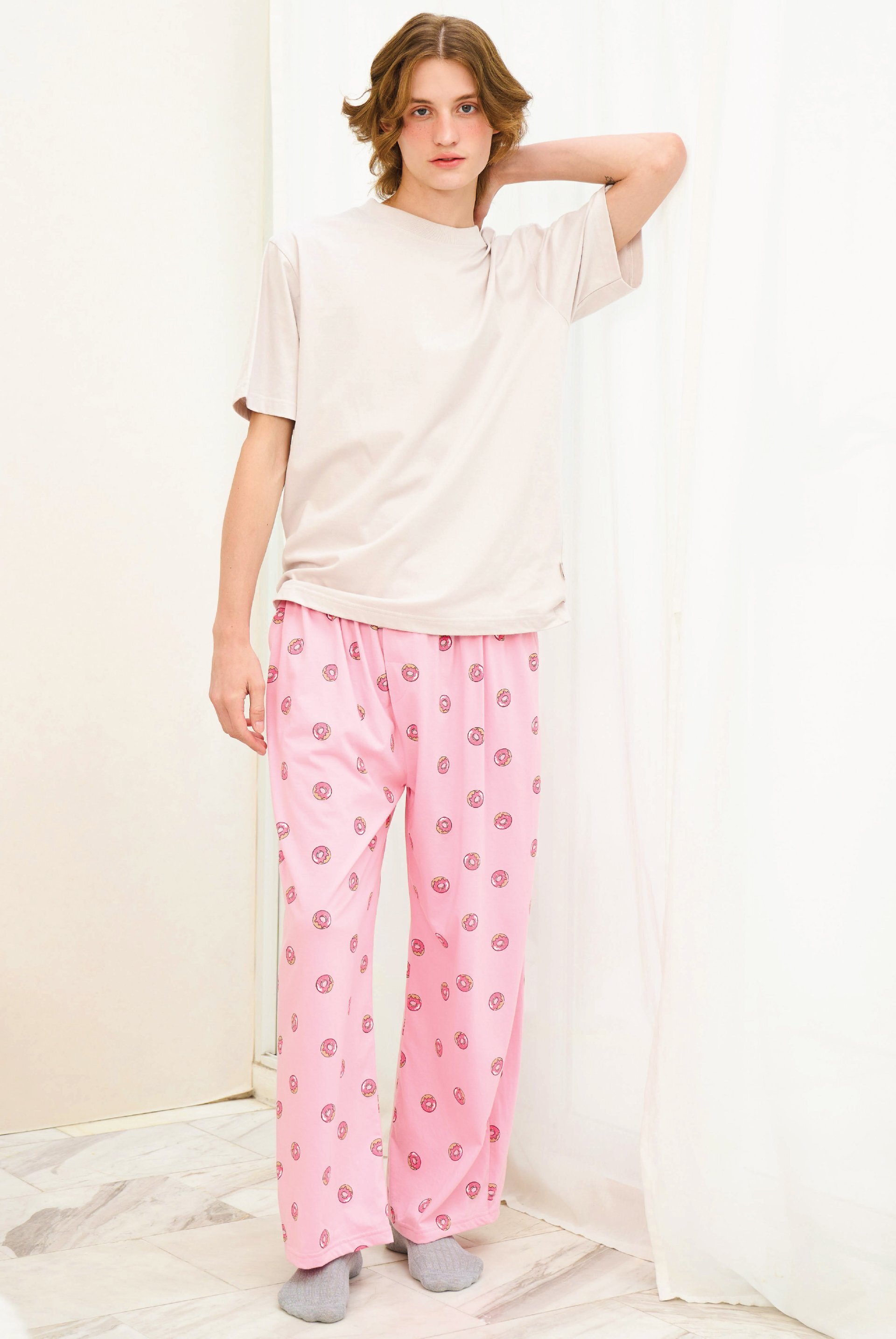 【直播】Toogtons LL082410 食物圖案休閒長褲