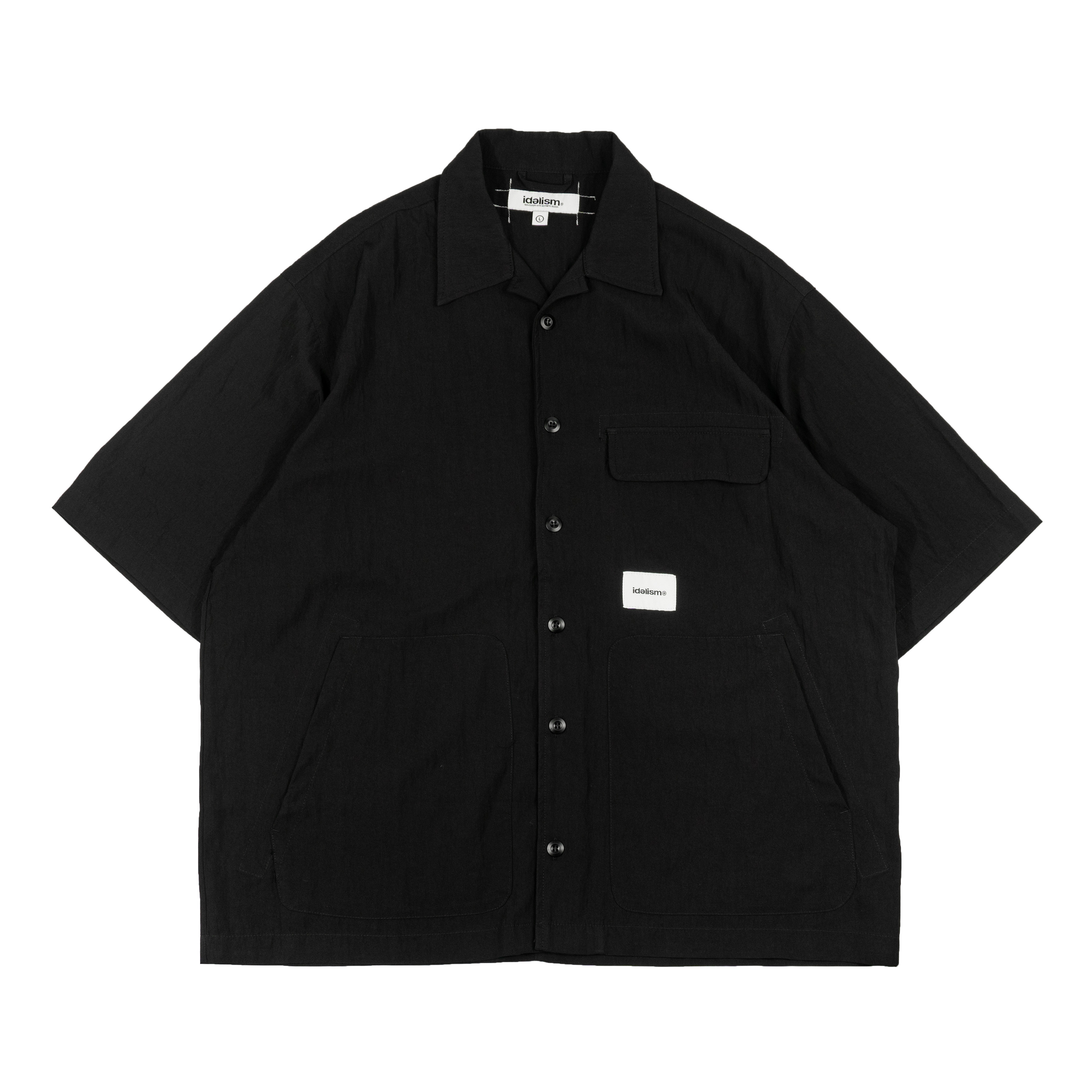 idealism｜ID25029 – Soft Shirt (Black/Brown)