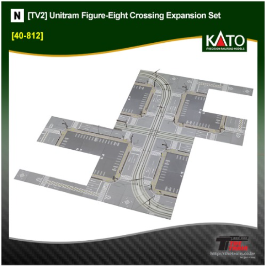 Kato 40-812 N規 TV2 路面電車軌道擴張組