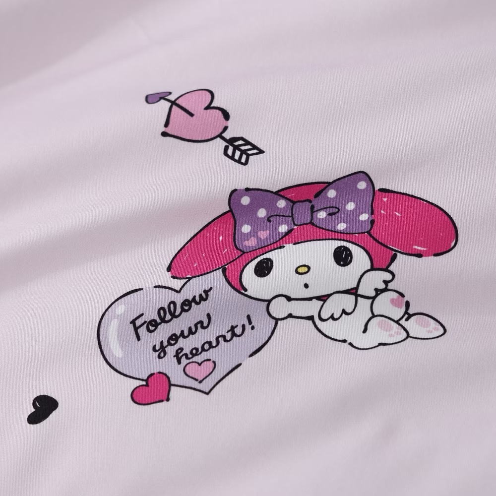 美樂蒂床包兩用被組｜精梳棉｜ 酷萌花園 花園款