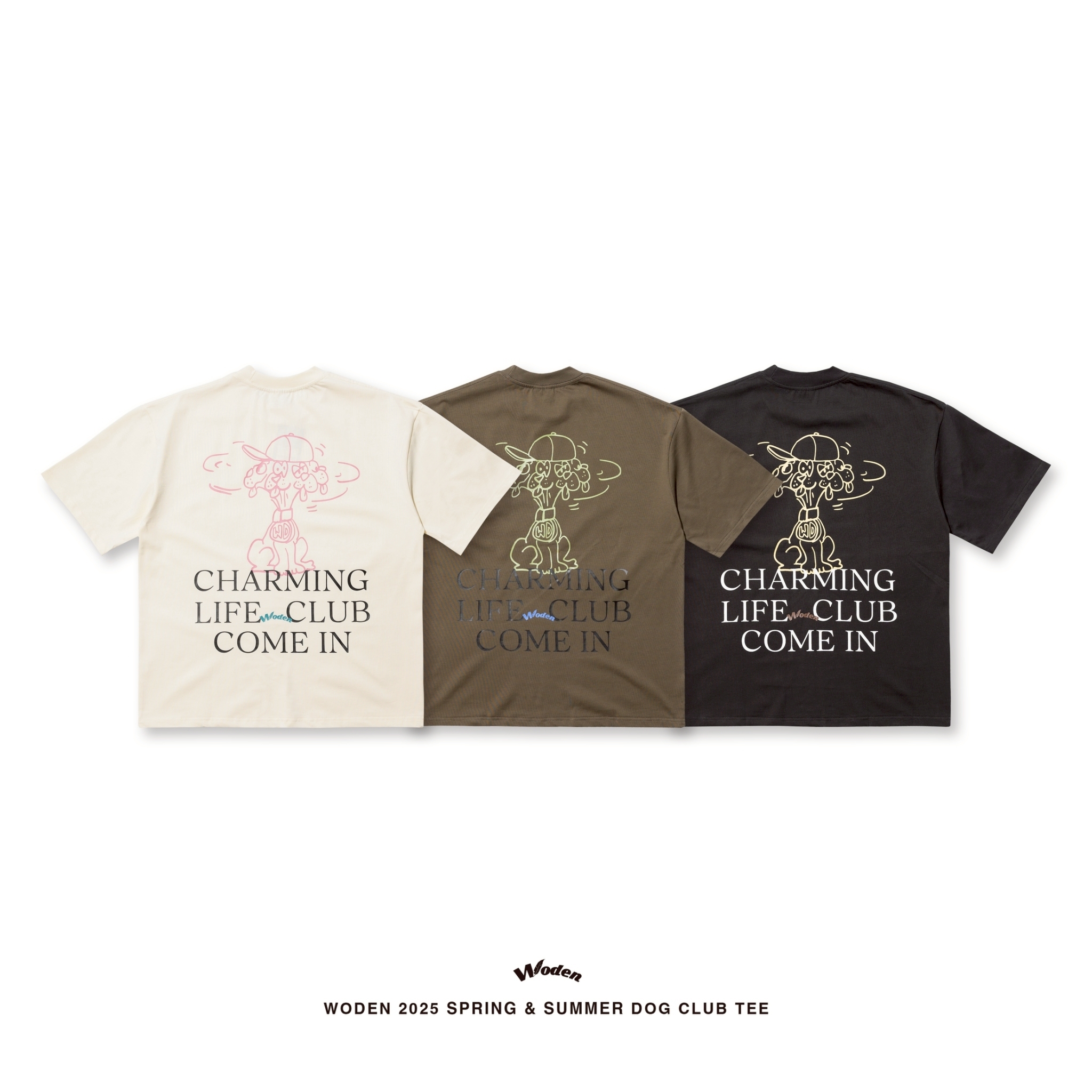 WODEN 2025 Spring & Summer 063 Dog Club Tee