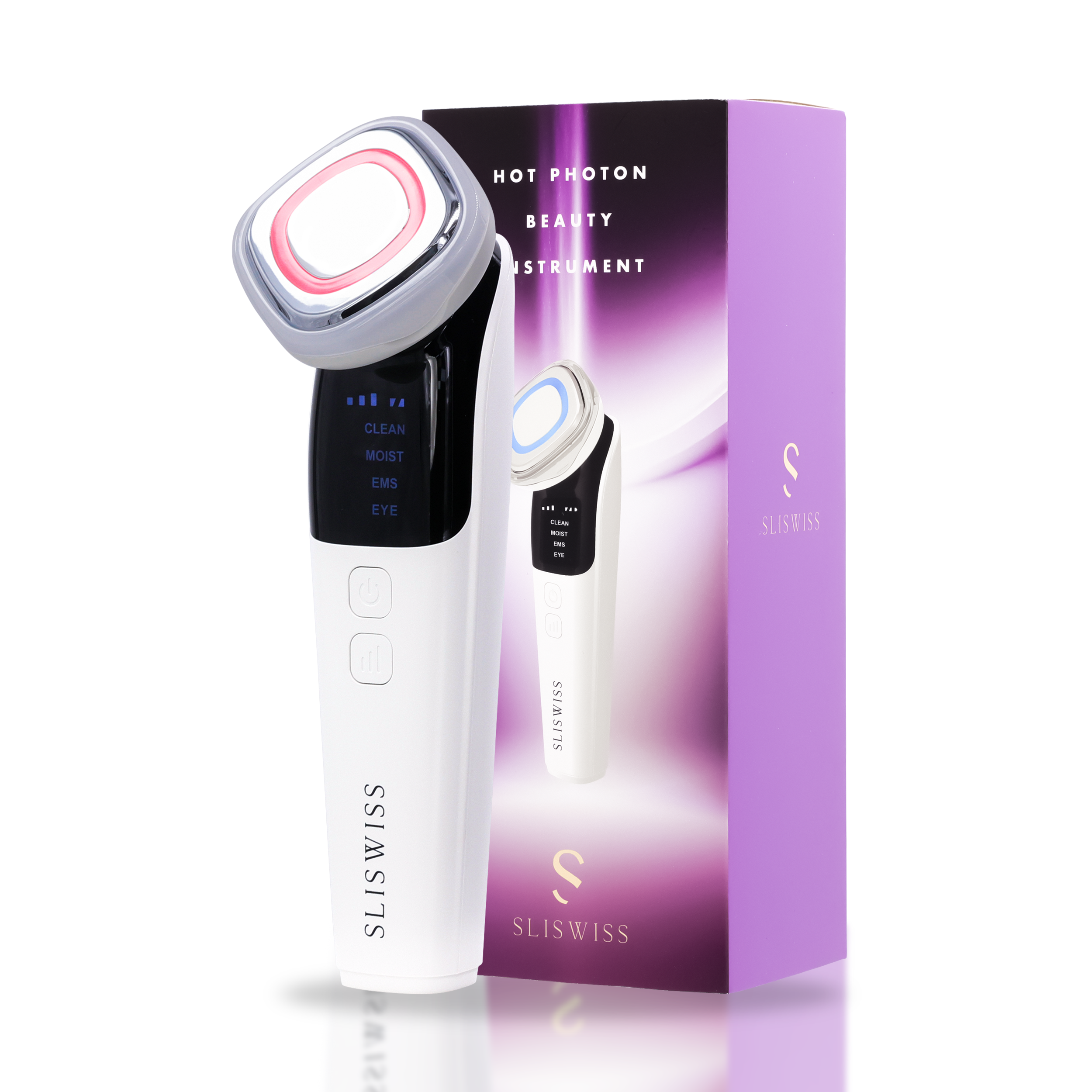 Sliswiss 六合一活膚排毒機 送爆水精華 + 隨機面膜一片