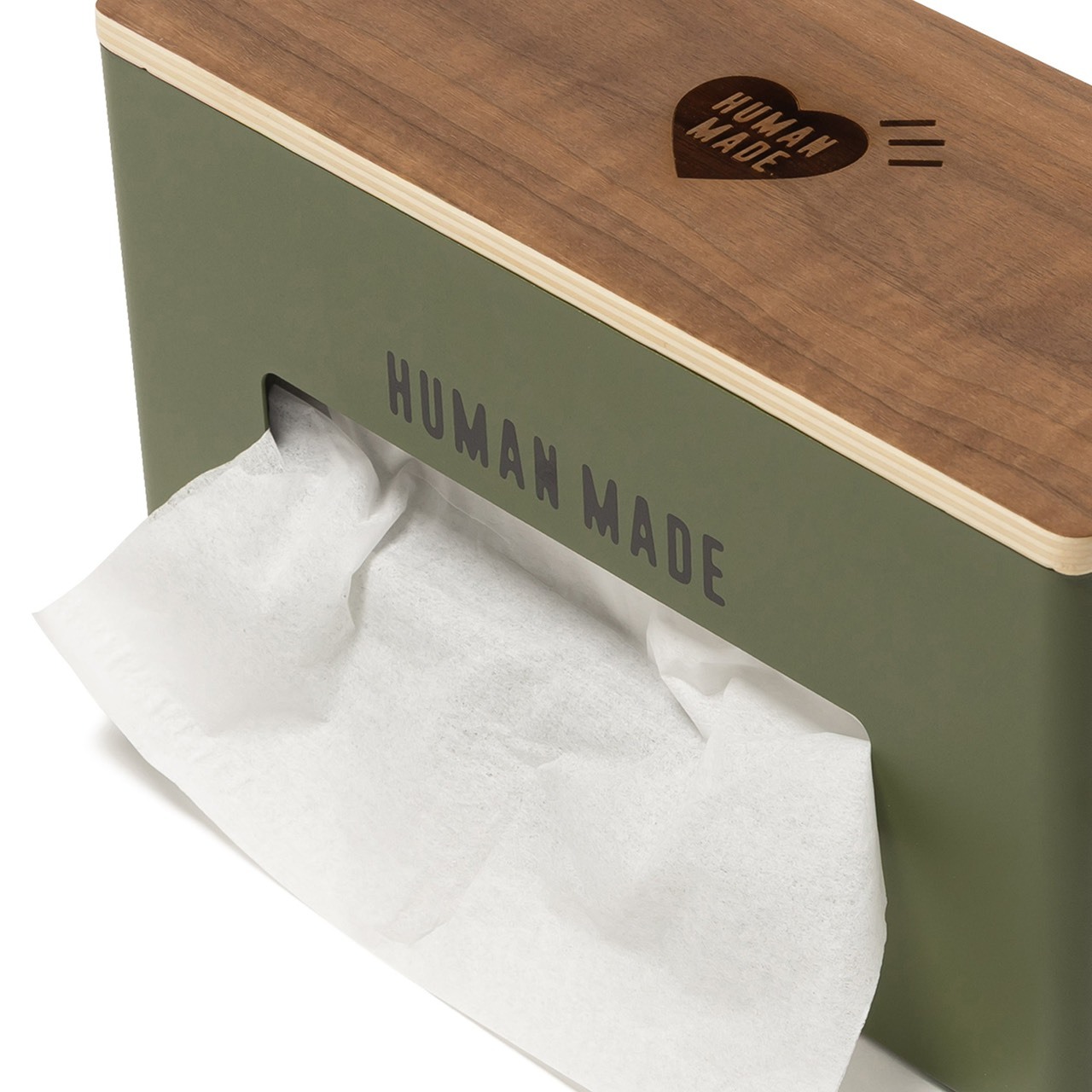 HUMAN MADE STEEL TISSUE CASE 愛心鋼製衛生紙盒面紙盒