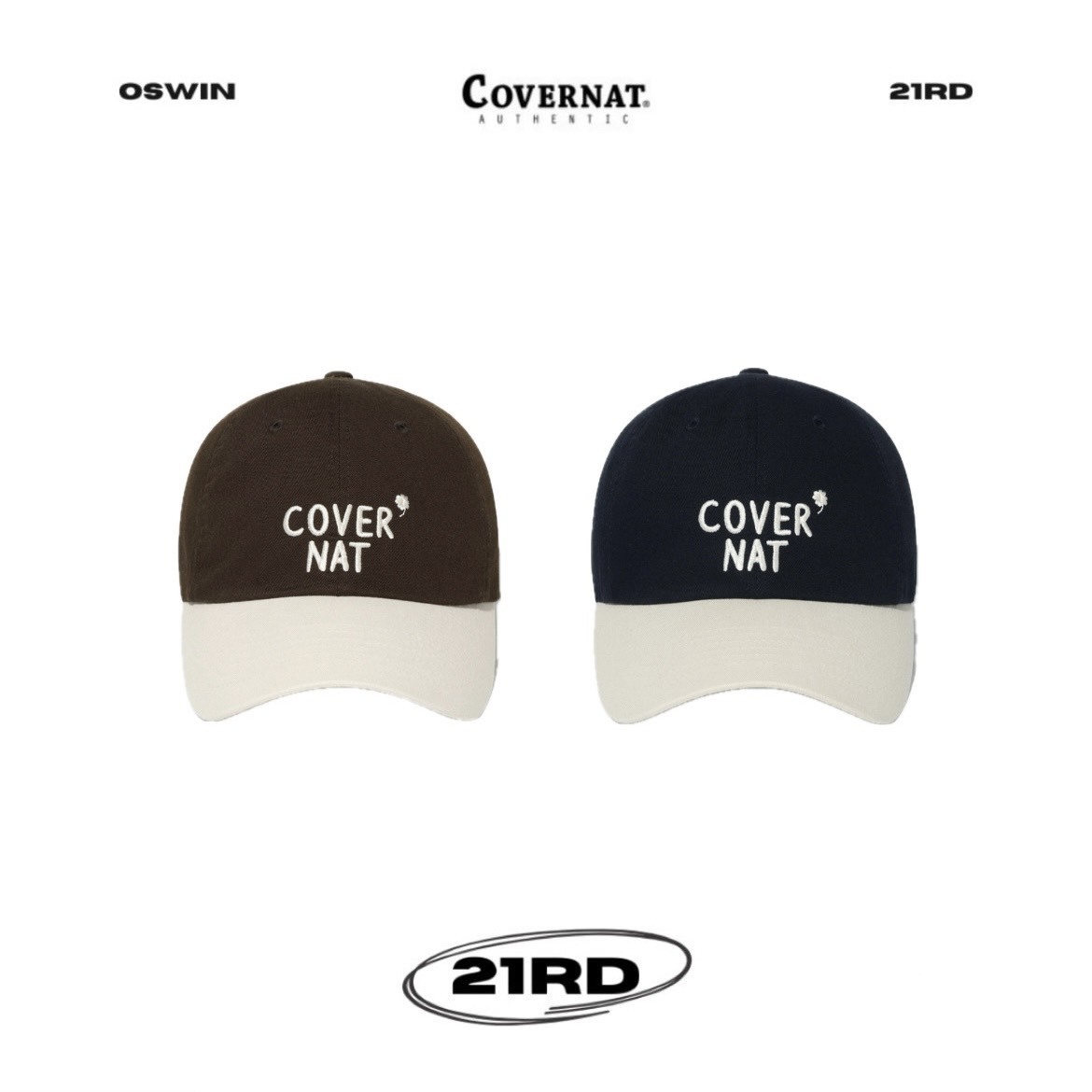 韓國 COVERNAT 刺繡大LOGO 棒球帽