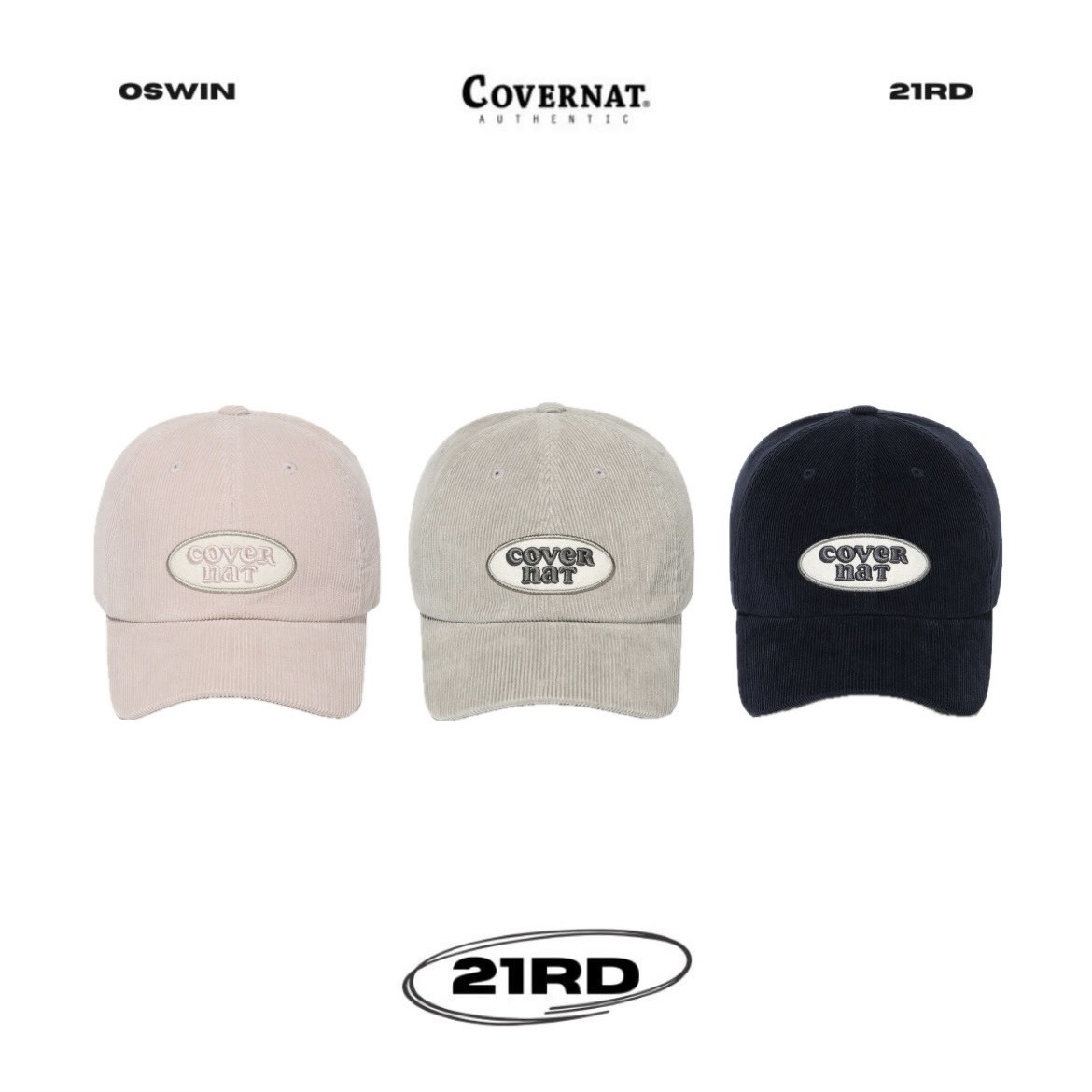 韓國 COVERNAT 刺繡圓標LOGO 棒球帽