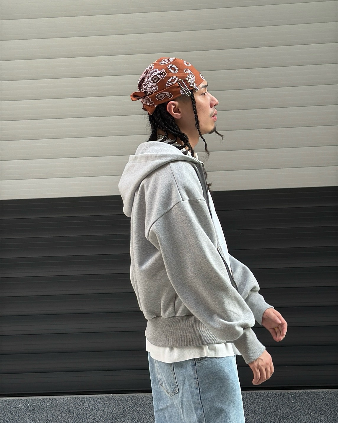 連帽挺短版棉外套