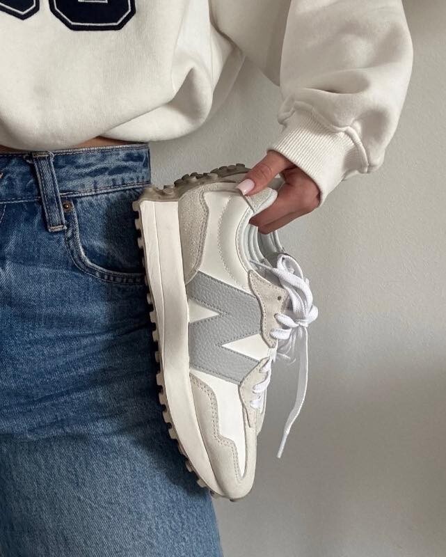 KTQ STORE ‧ New Balance327 莫蘭迪色系 灰白 WS327NKC