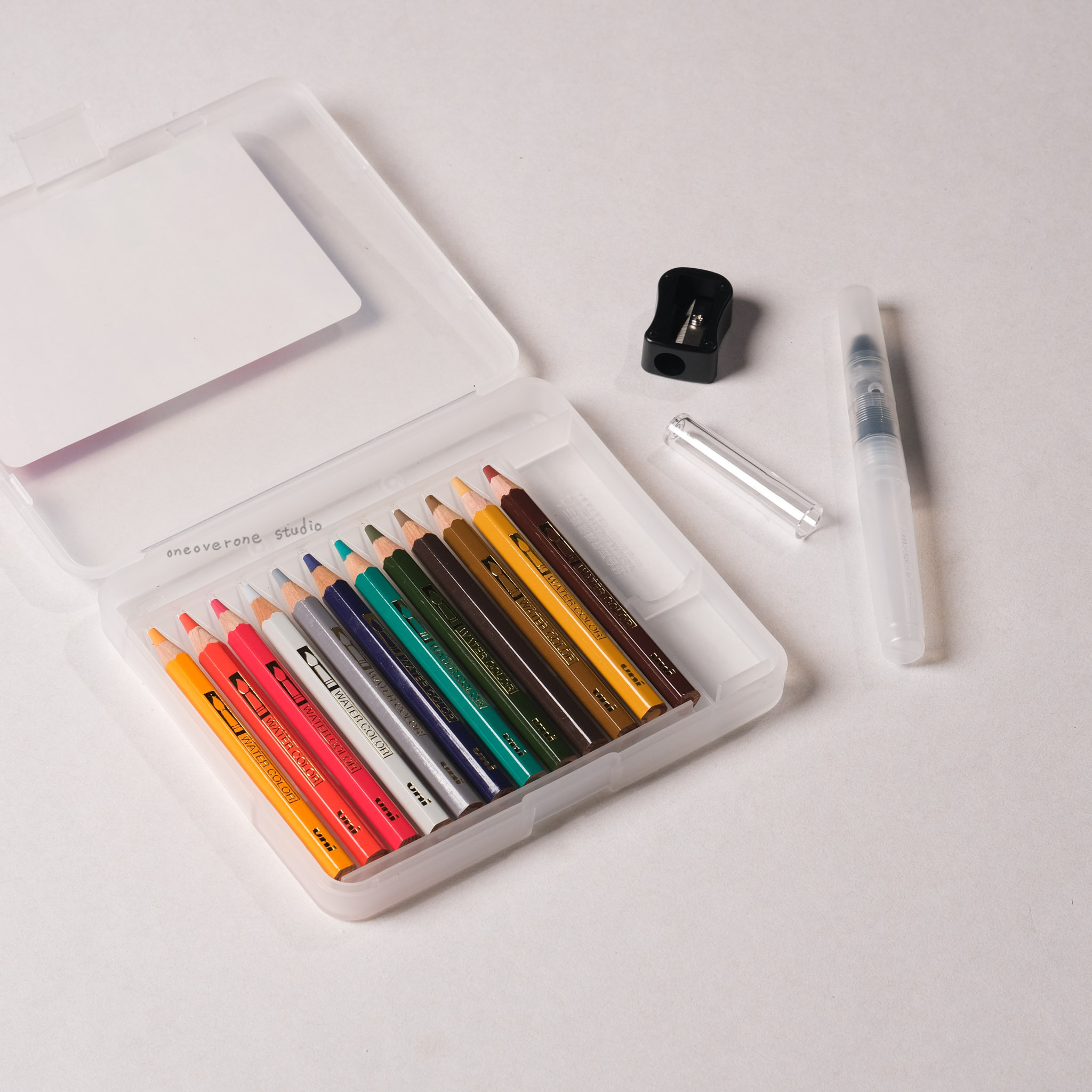 攜帶型12色水性色鉛筆組 / uni 日本