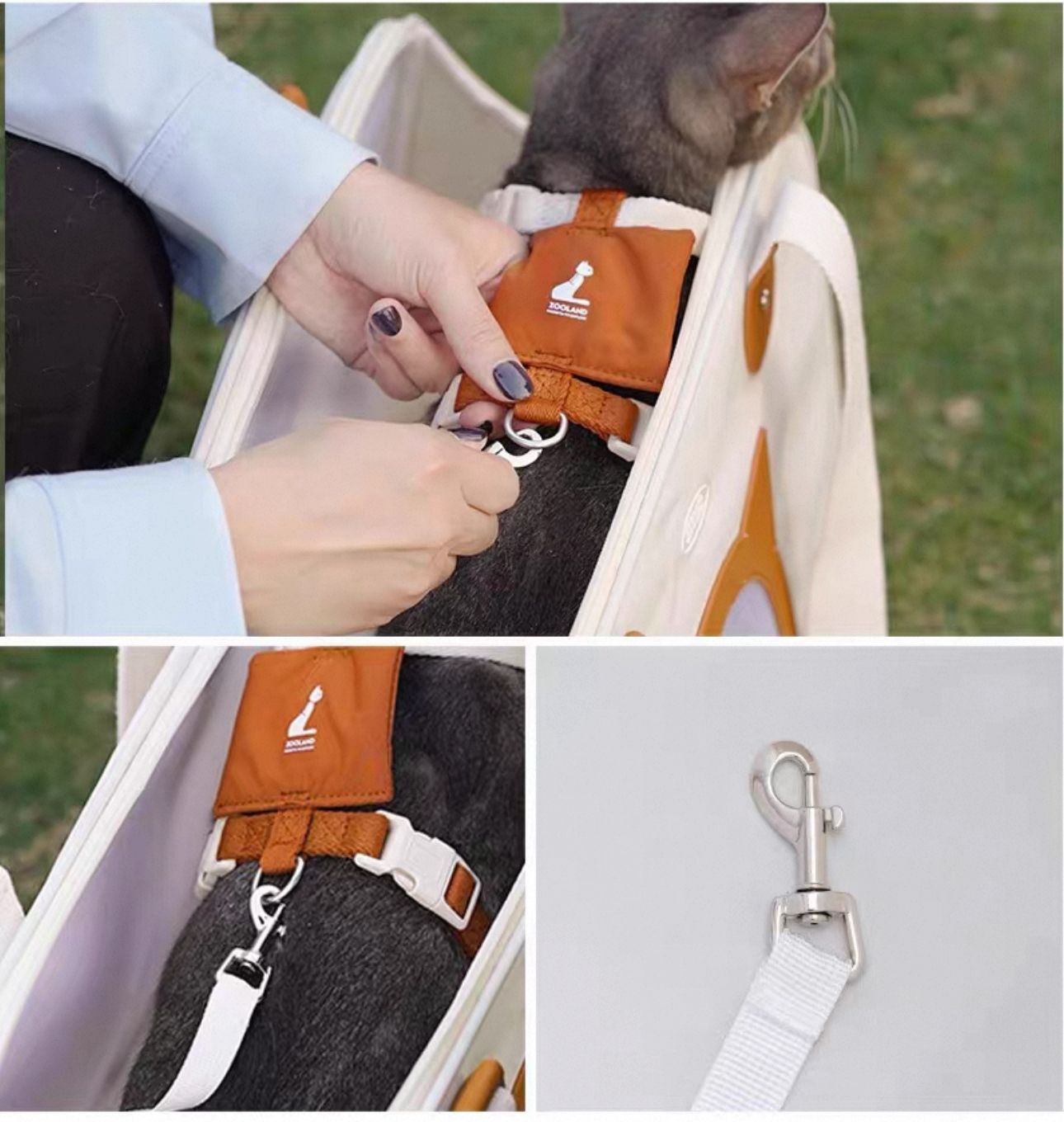 ZOOLAND Pet Bag (6kg or below small dogs or cats) Blue