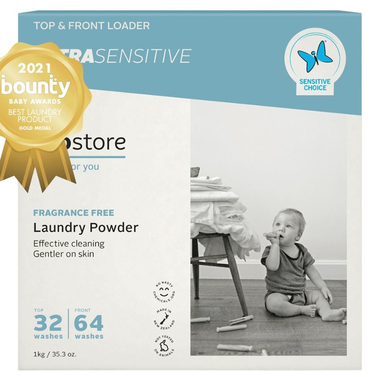 洗衣粉特別敏感性無添加香味