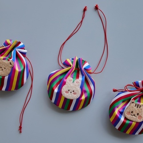 25F/W DTD彩帶童韻傳統風~福袋繫繩零錢包