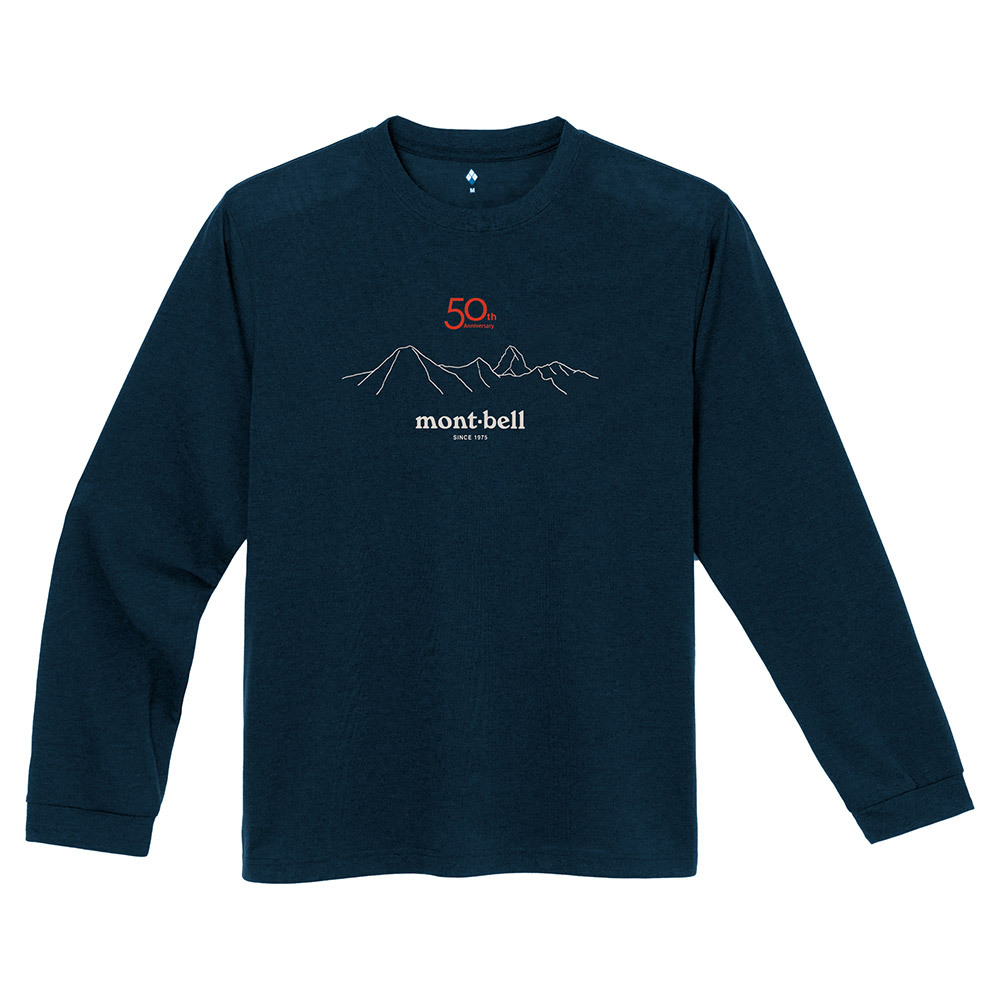 Montbell Wickron Tee Summit 長䄂透氣快乾 L/S T-Shirt 1114012 50週年限定版