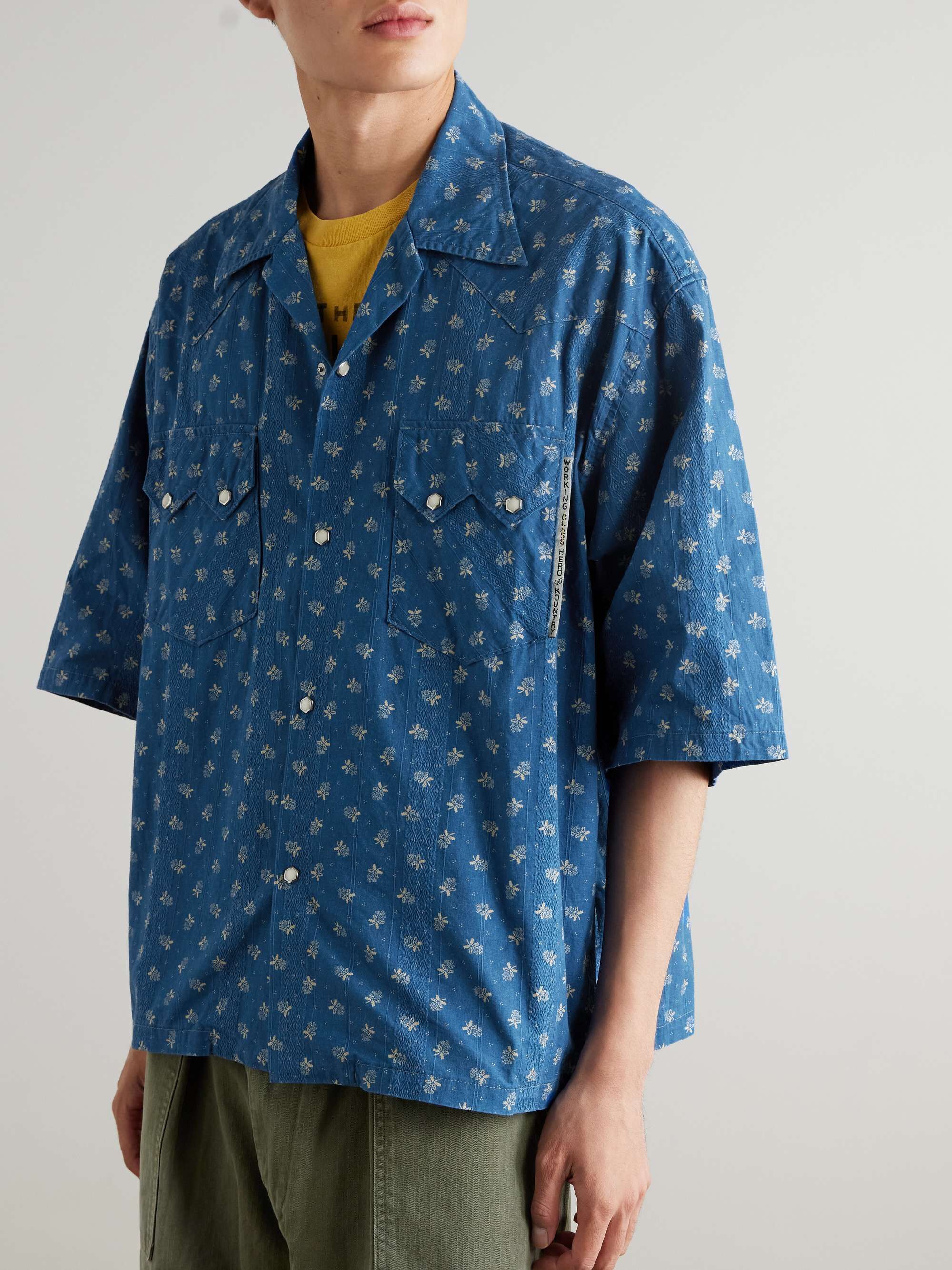 KAPITAL 平田和宏 数字プリント 長袖Tシャツ サイズXL KAPITAL 平田和宏23SS 日系数字拼色四目印花圆领长袖T恤打底衫