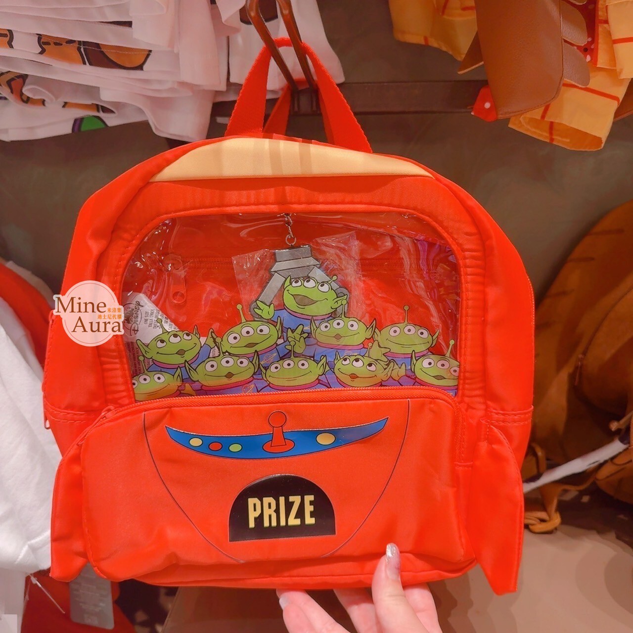 三眼怪 Alien 娃娃機圖案 火箭造型 後背包 玩具總動員 Toy Story -香港迪士尼樂園
