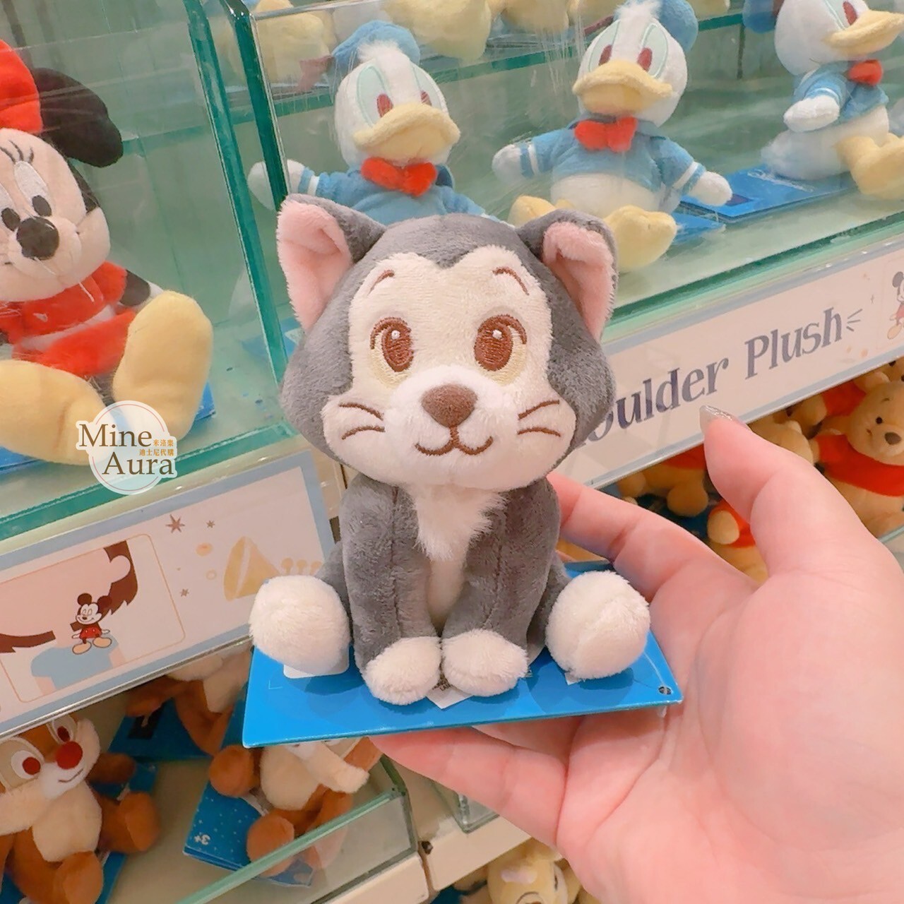 費加洛 Figaro the Cat 磁鐵 坐肩 絨毛 娃娃 公仔 皮諾丘 Pinocchio -香港迪士尼樂園