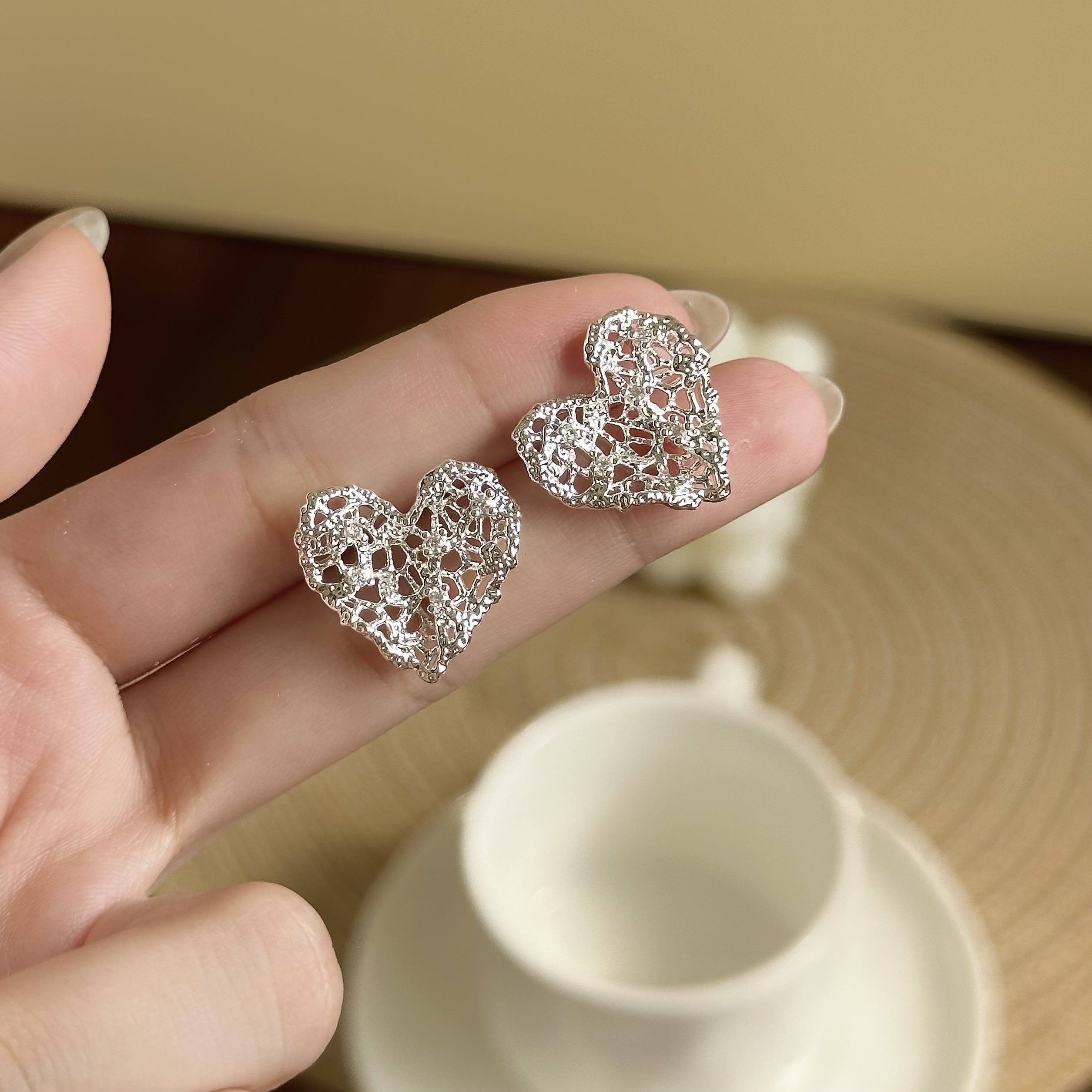 Q157排鑽曲面愛心耳針