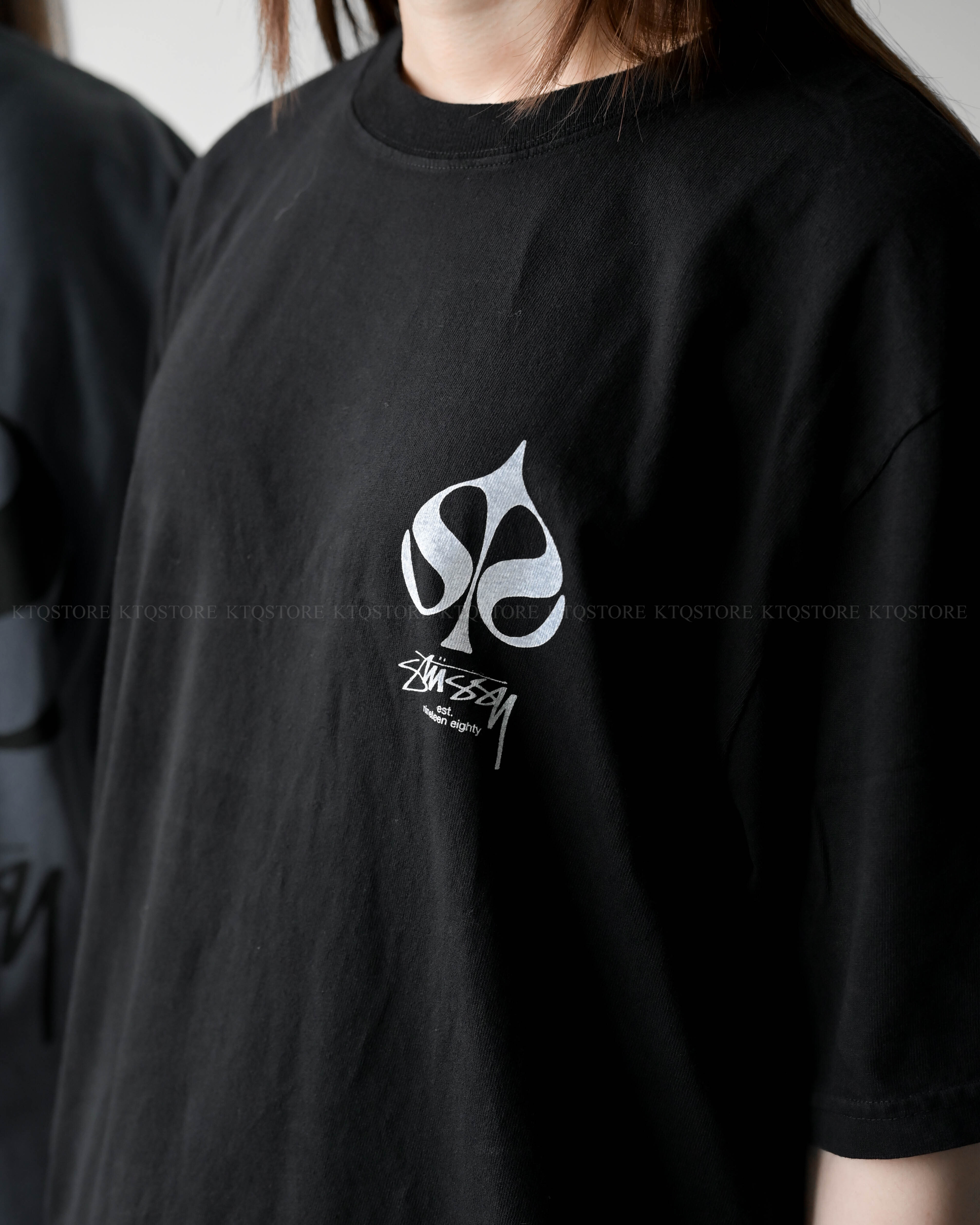 KTQ STORE ‧ Stussy 25ss Spade Tee Pigment Dyed 黑桃