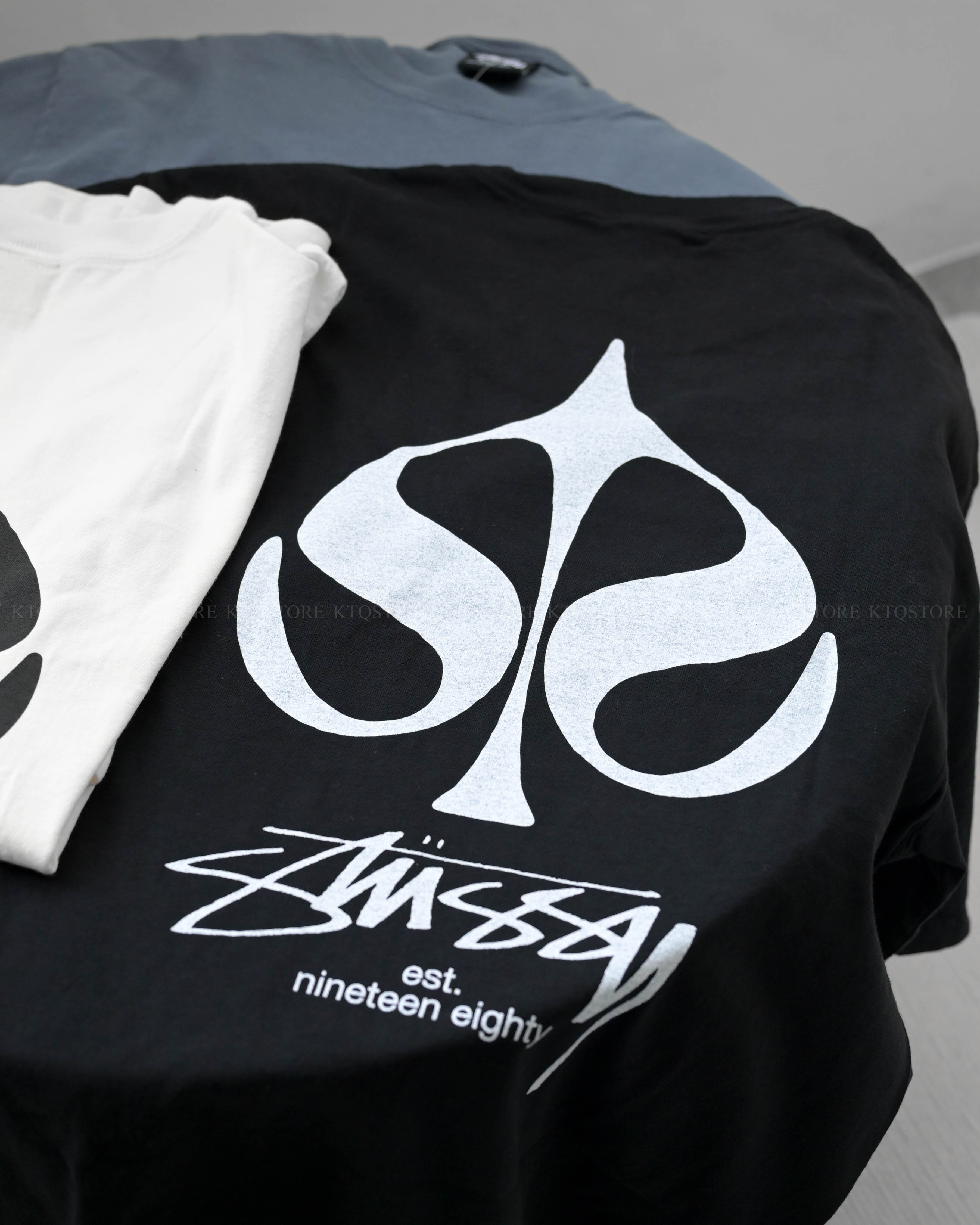 KTQ STORE ‧ Stussy 25ss Spade Tee Pigment Dyed 黑桃