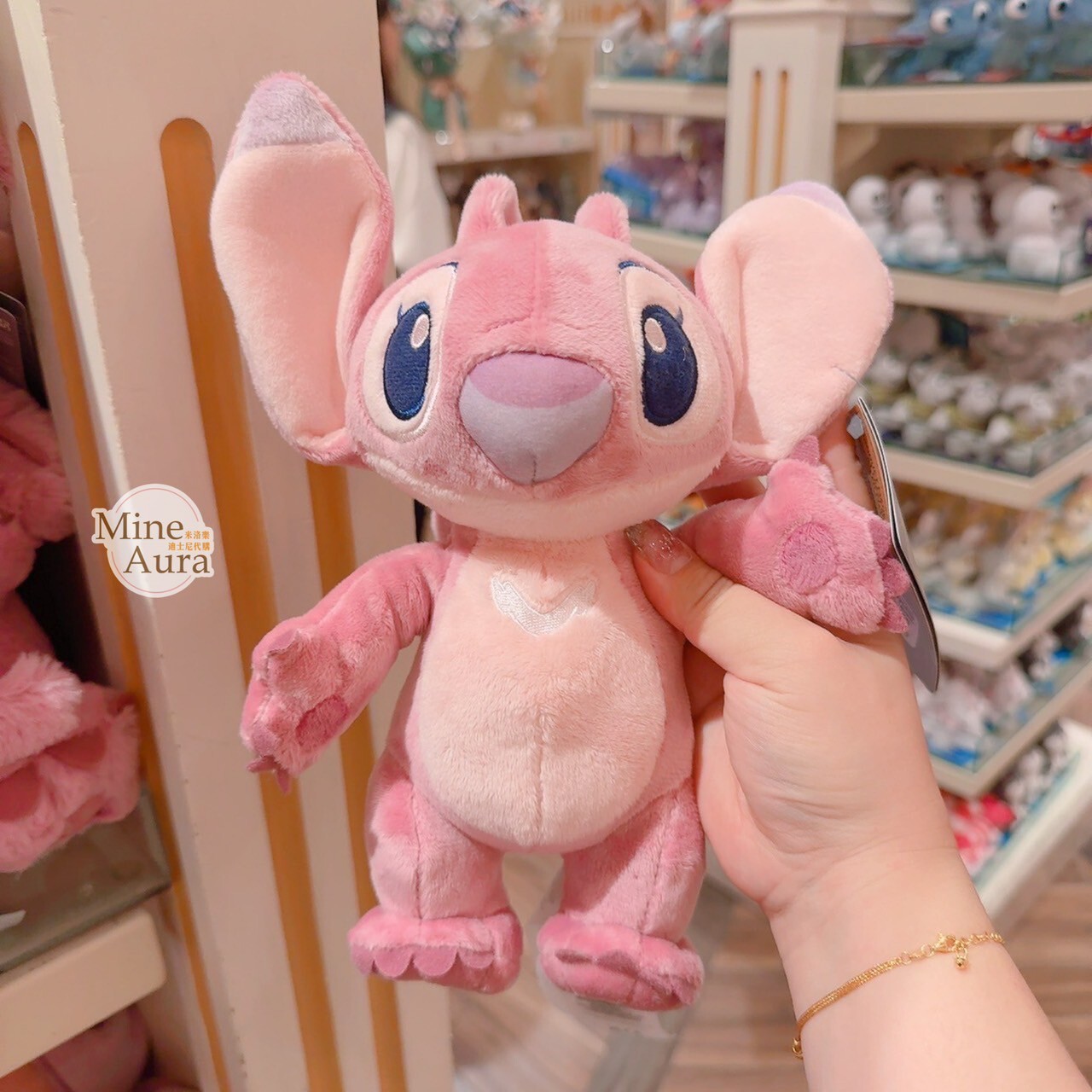 安琪拉 Angel 小款 站姿 絨毛 娃娃 玩偶 星際寶貝 Lilo & Stitch -香港迪士尼樂園