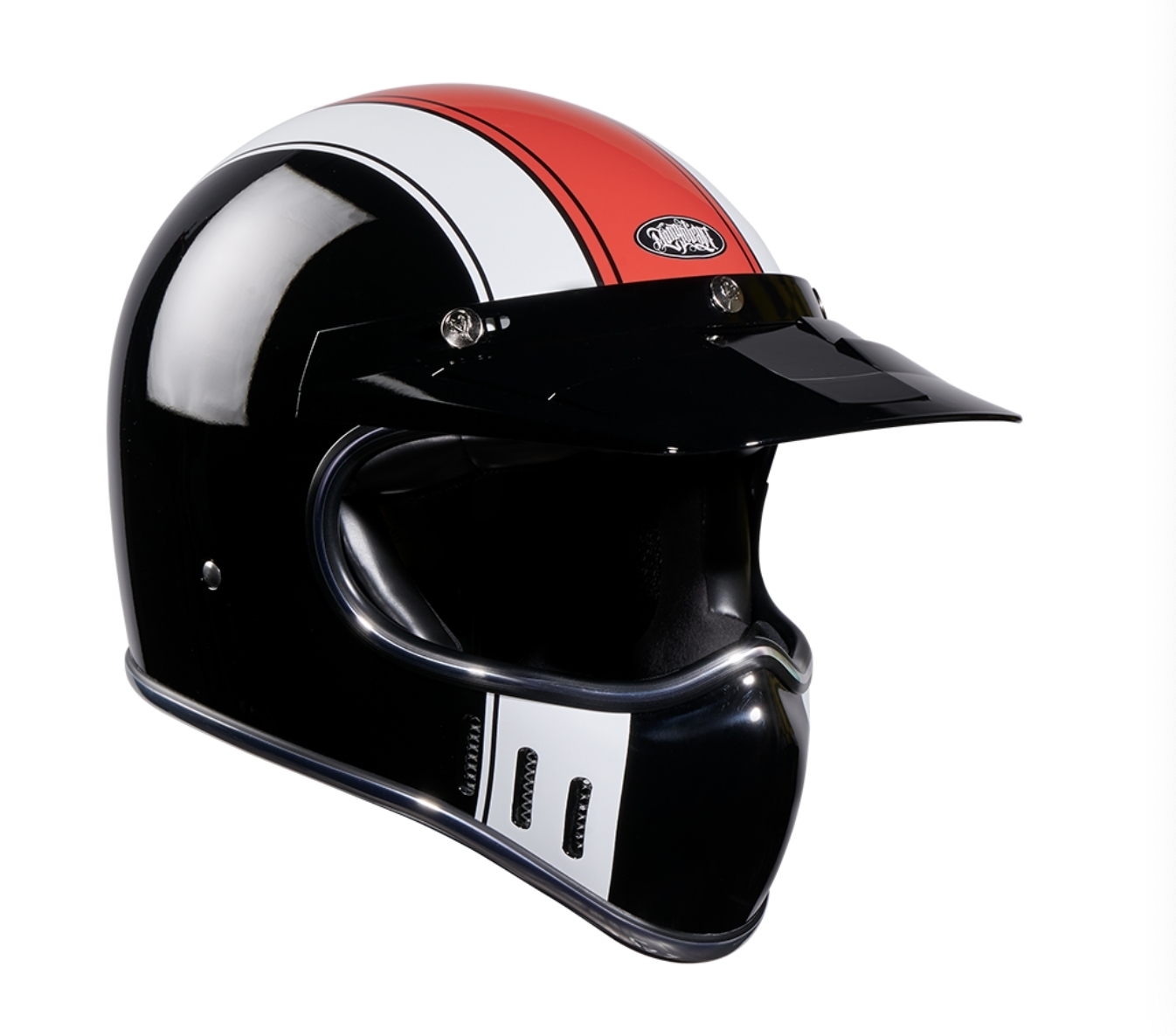 蒙古人 彩繪星戰帽-死侍魂【亮黑】山車帽 全罩式