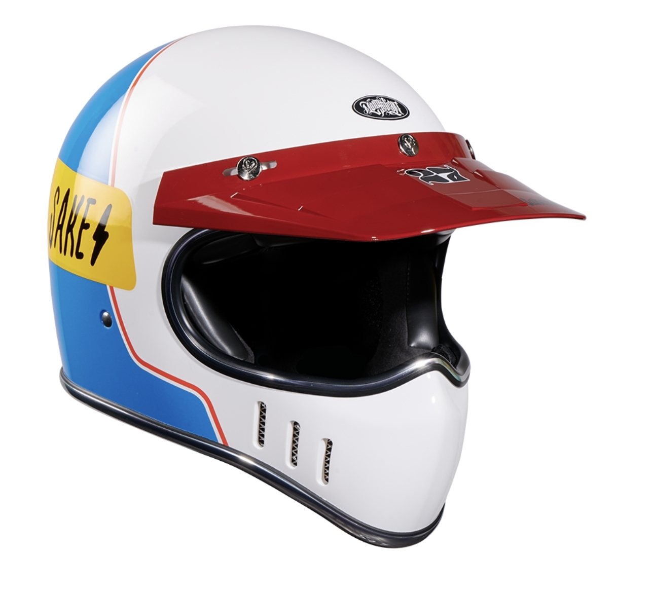 蒙古人 OG星戰帽×聯名系列【白藍】山車帽 全罩式