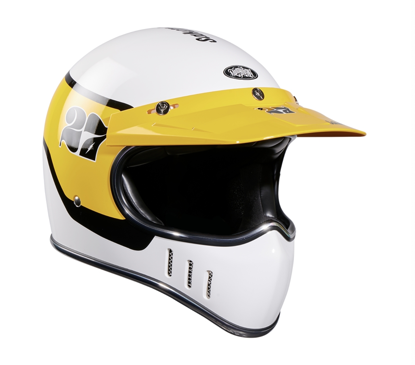 蒙古人 OG星戰帽×聯名系列【白黃】山車帽 全罩式