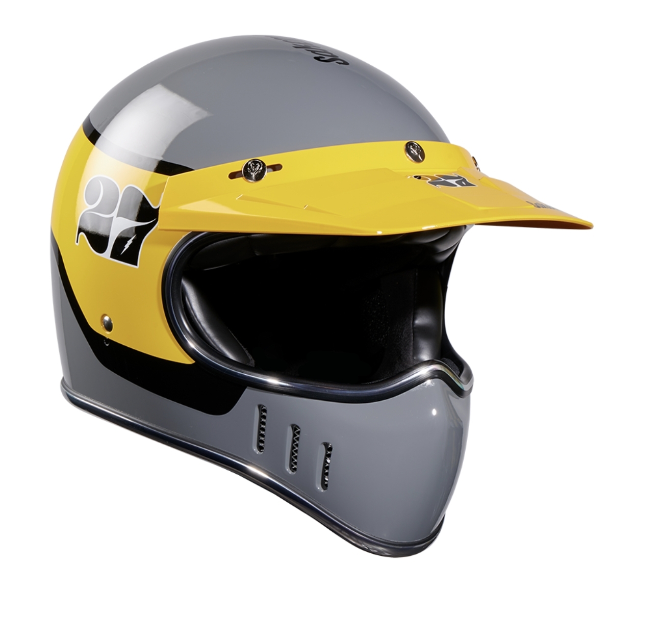 蒙古人 OG星戰帽×聯名系列【水泥灰黃】山車帽 全罩式