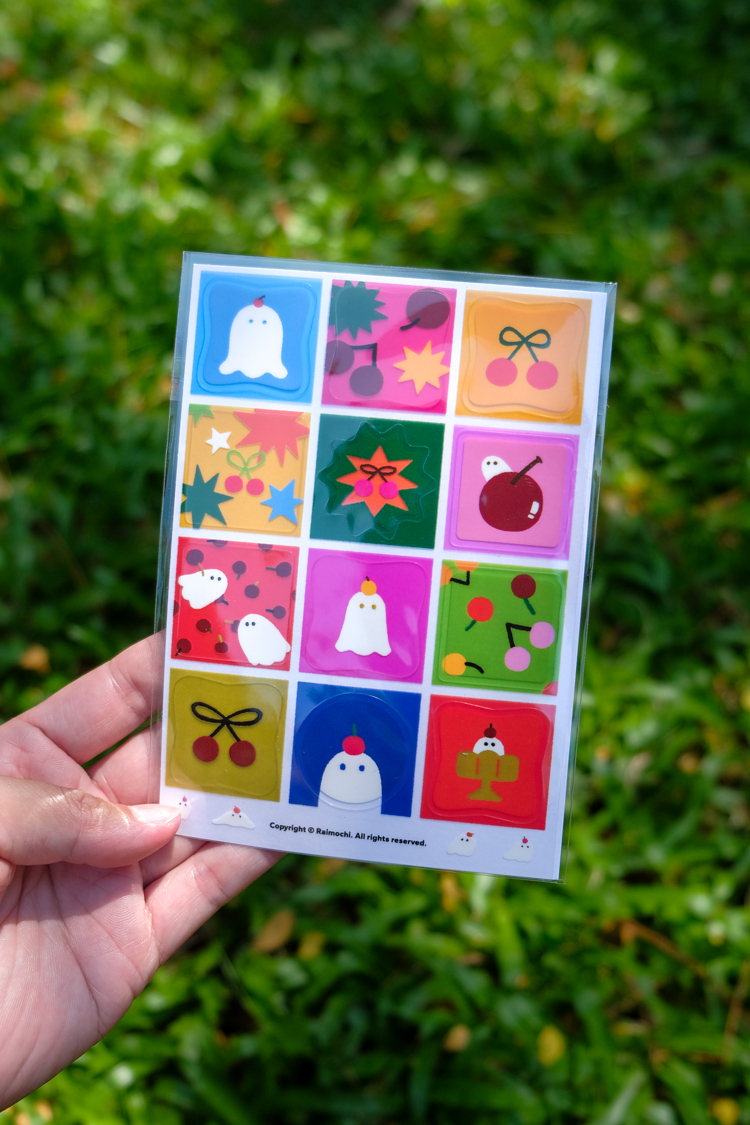 Raimochi｜櫻桃世家圖鑑貼紙