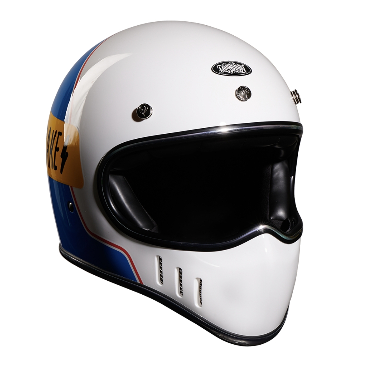 蒙古人 OG星戰帽×聯名系列【白藍】山車帽 全罩式