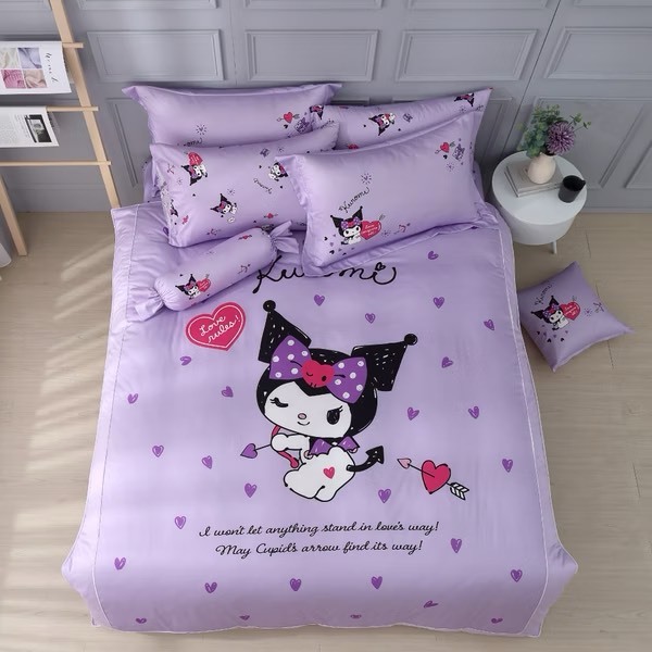 酷洛米床包兩用被組｜精梳棉｜酷萌花園 酷萌款