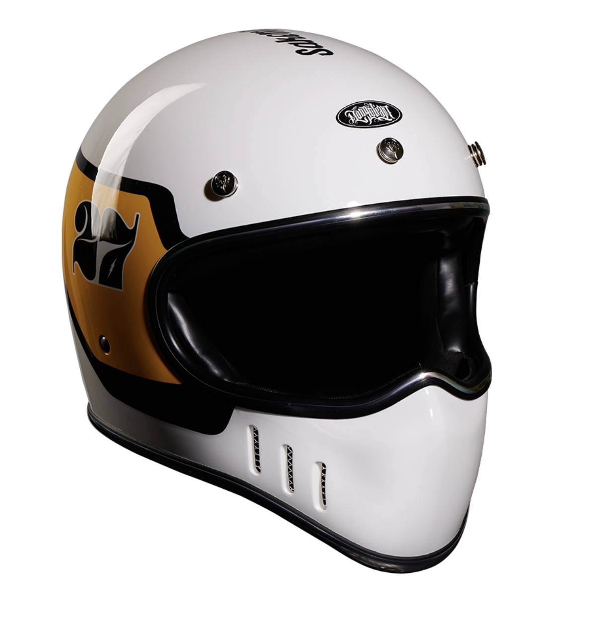 蒙古人 OG星戰帽×聯名系列【白黃】山車帽 全罩式