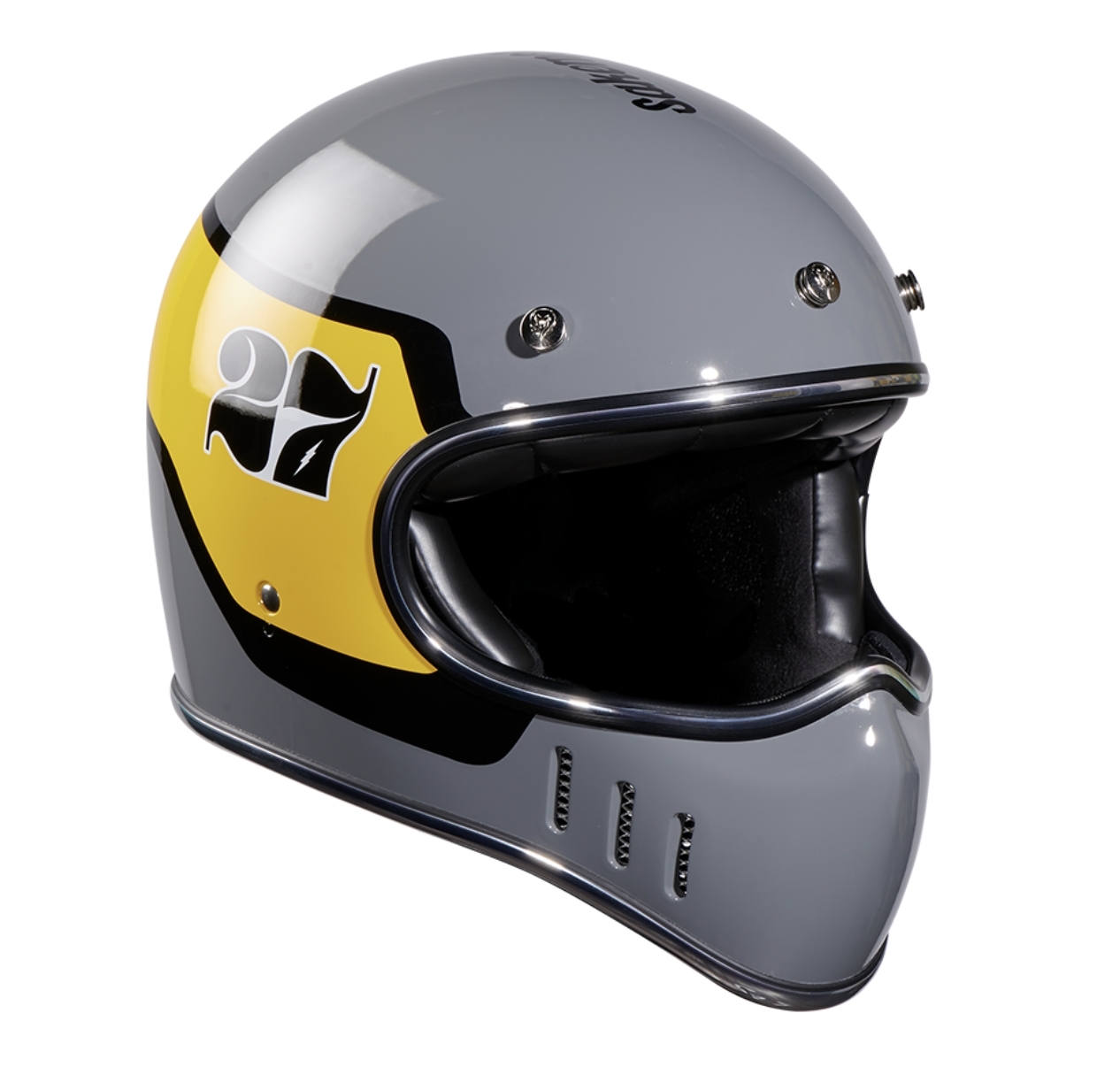 蒙古人 OG星戰帽×聯名系列【水泥灰黃】山車帽 全罩式