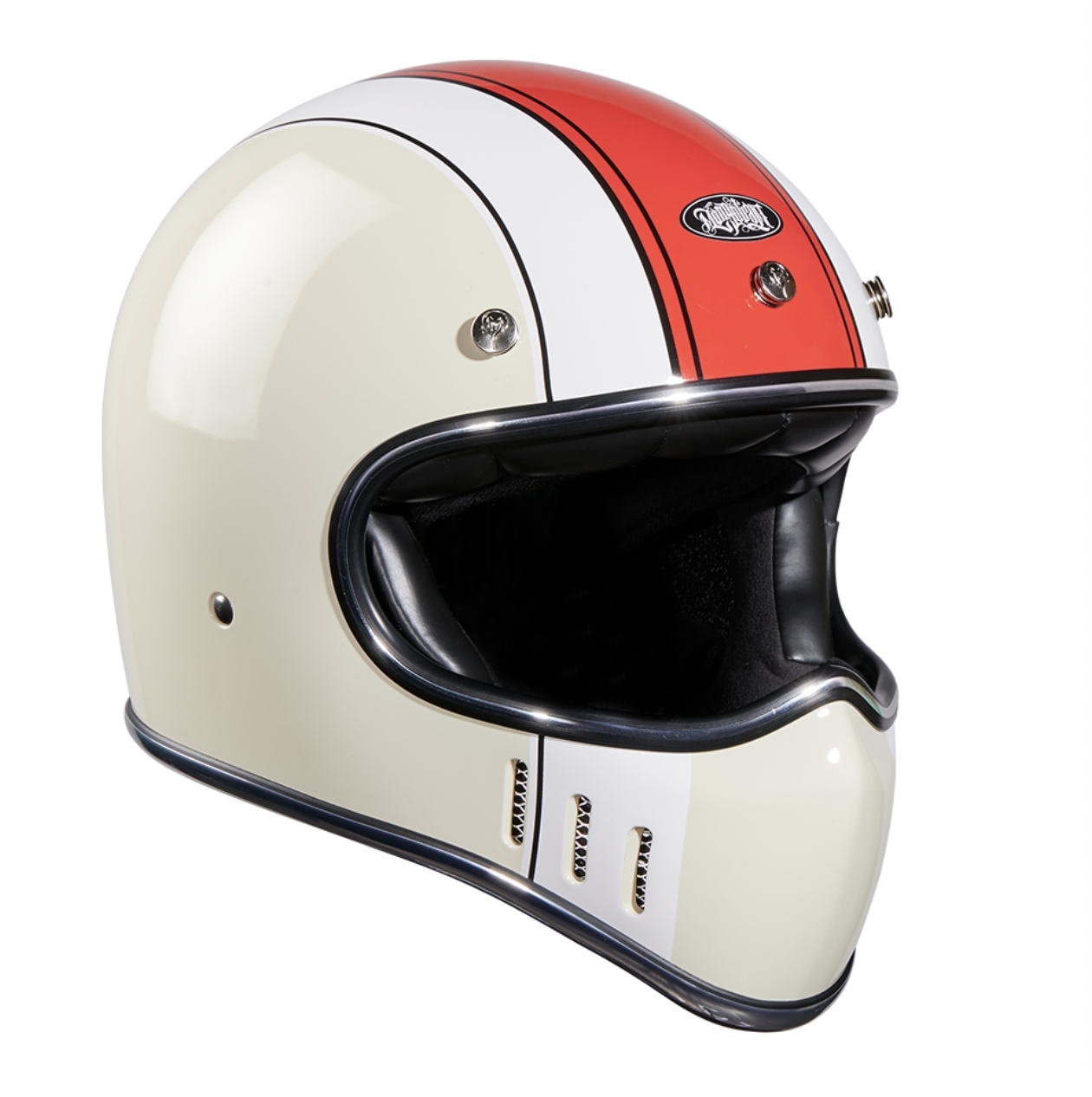 蒙古人 彩繪星戰帽-死侍魂【米白】山車帽 全罩式