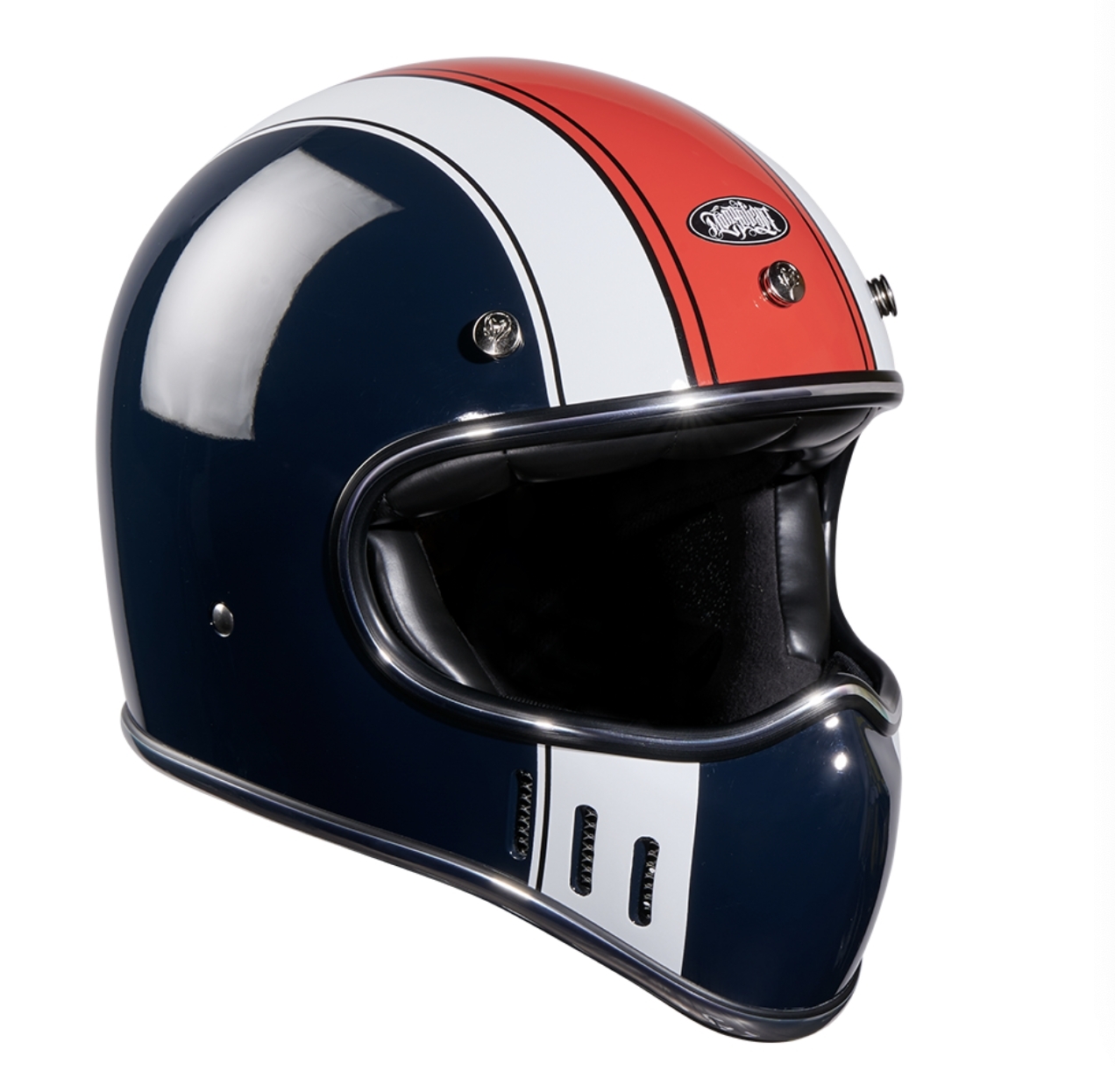 蒙古人 彩繪星戰帽-死侍魂【石墨藍】山車帽 全罩式