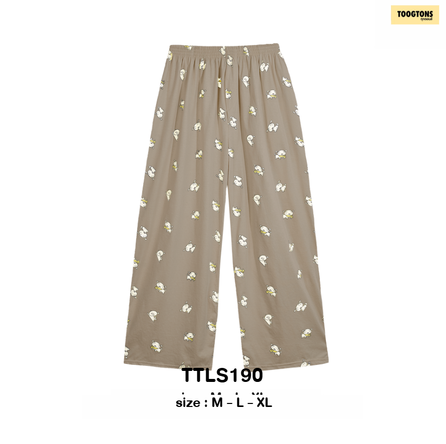 【直播】Toogtons LL082425 小新小白圖案休閒長褲