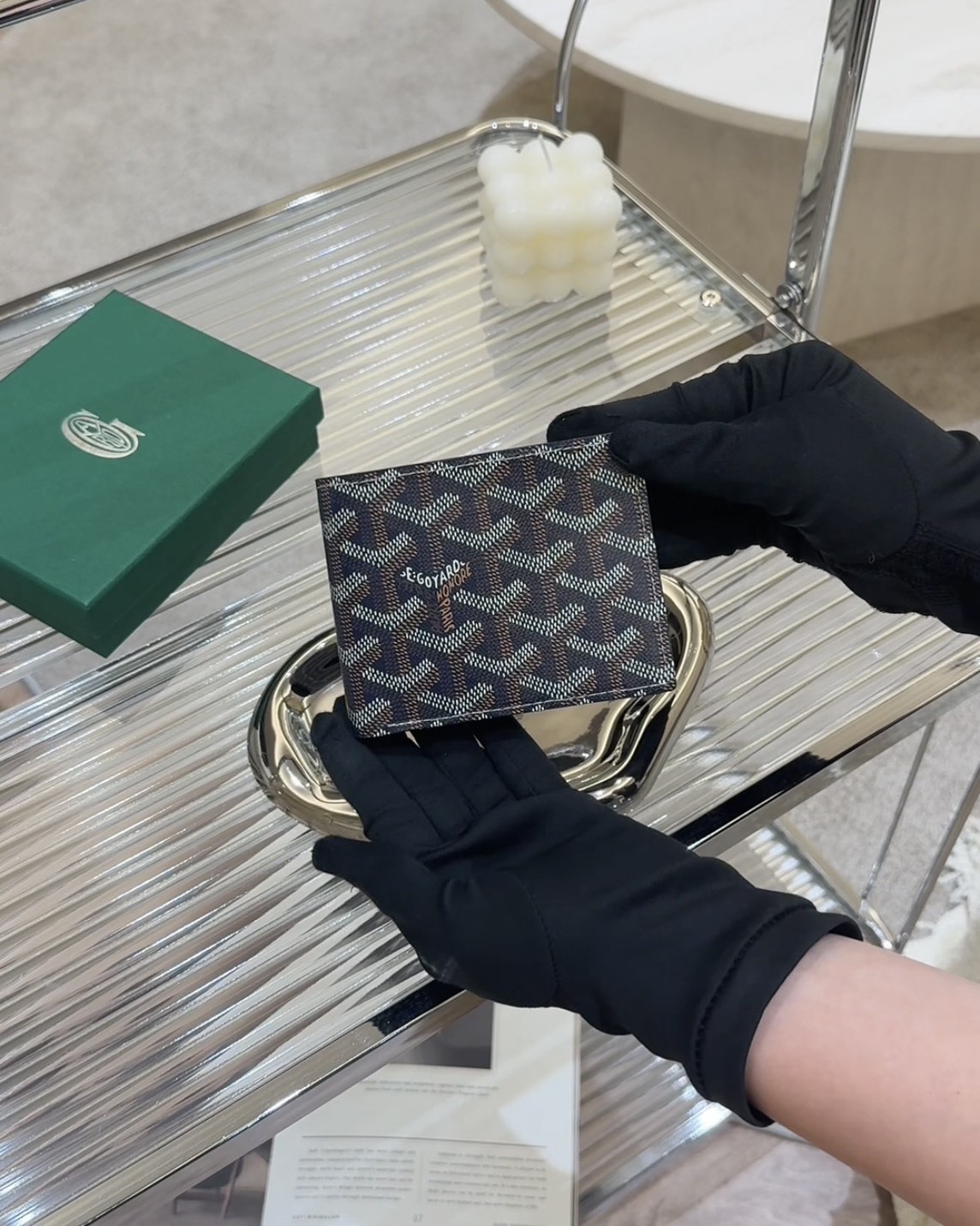 GOYARD｜SAINT-FLORENTIN 雙折短夾 深藍色