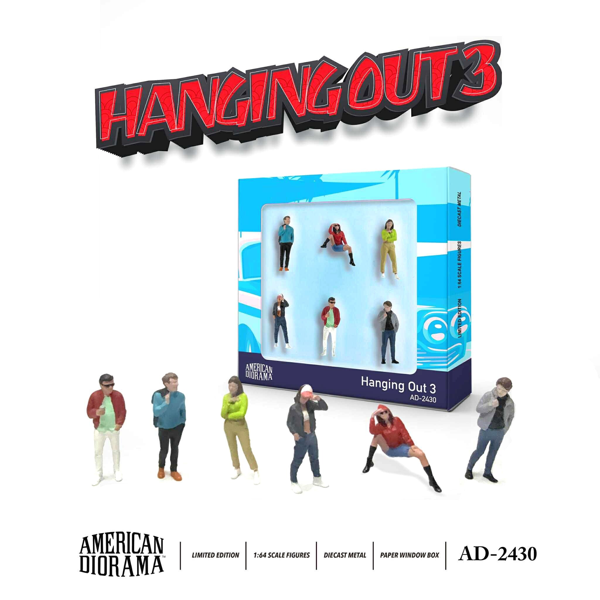 【預訂】American Diorama 1:64 Figure Set: Hanging Out 3