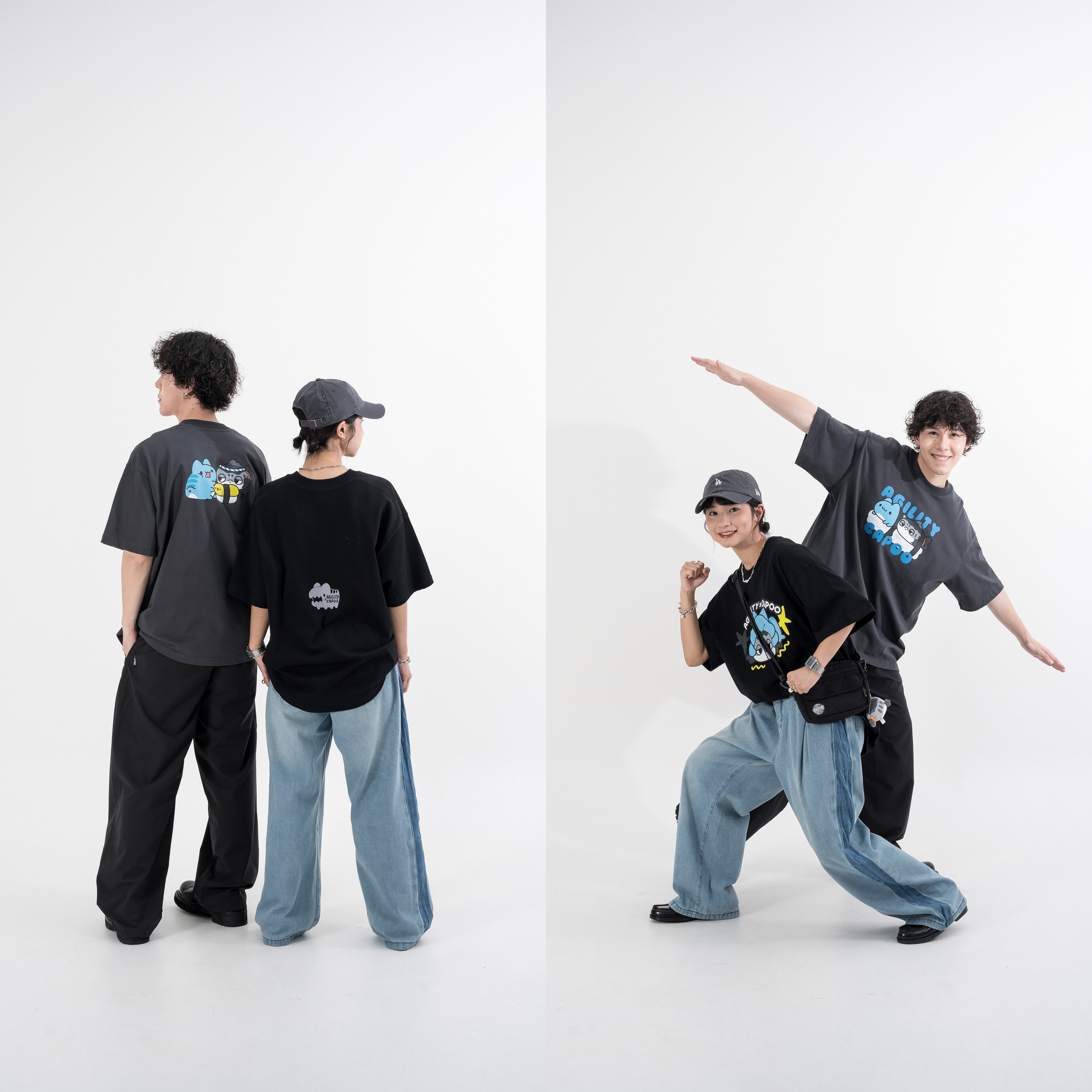 AGILITY x CAPOO Collaboration "SUSHI" Tee 貓貓蟲咖波 壽司短Tee [AG-CP-1]