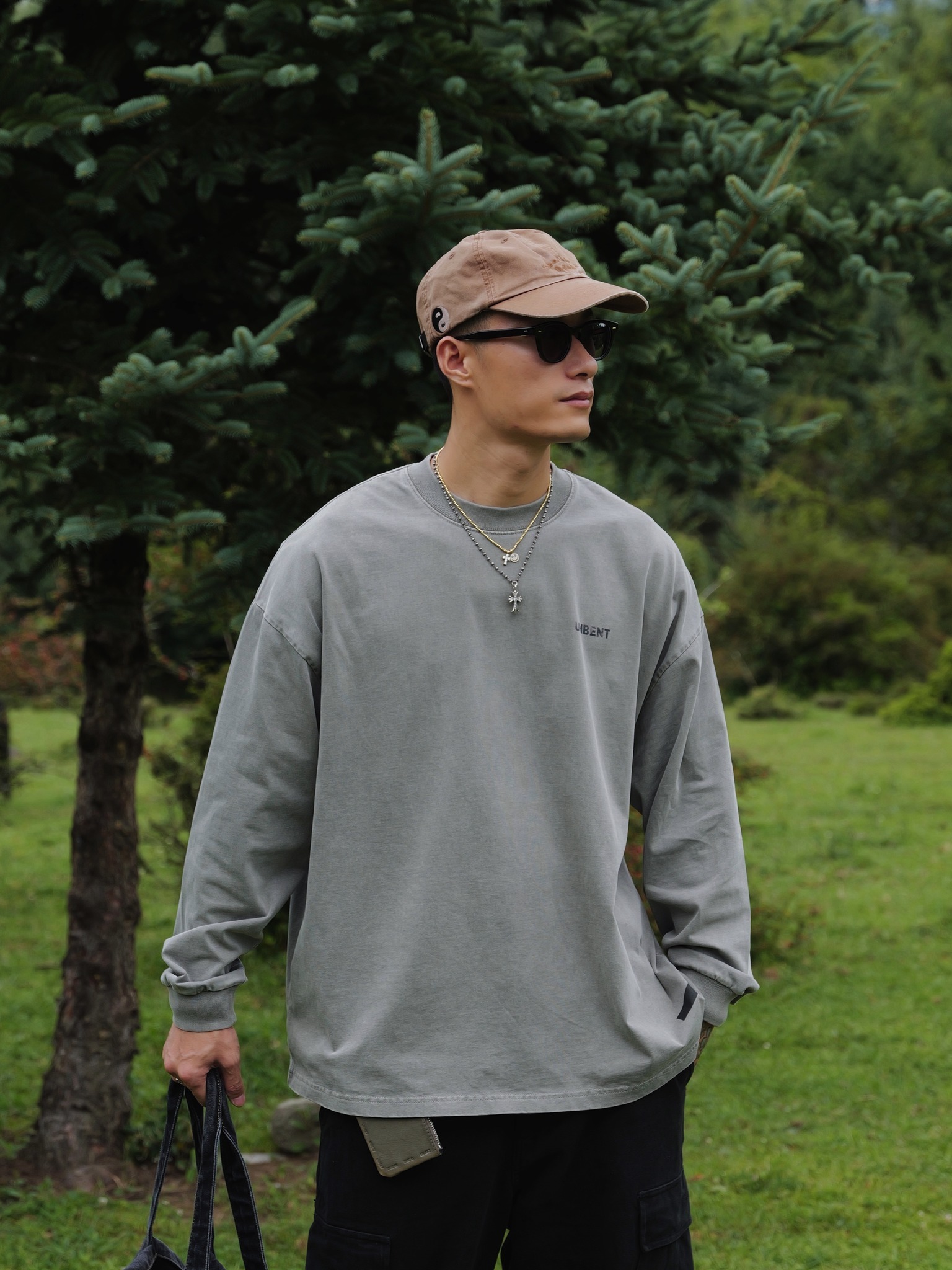 Unbent 25 A/W 定番基礎蠟染水洗長袖