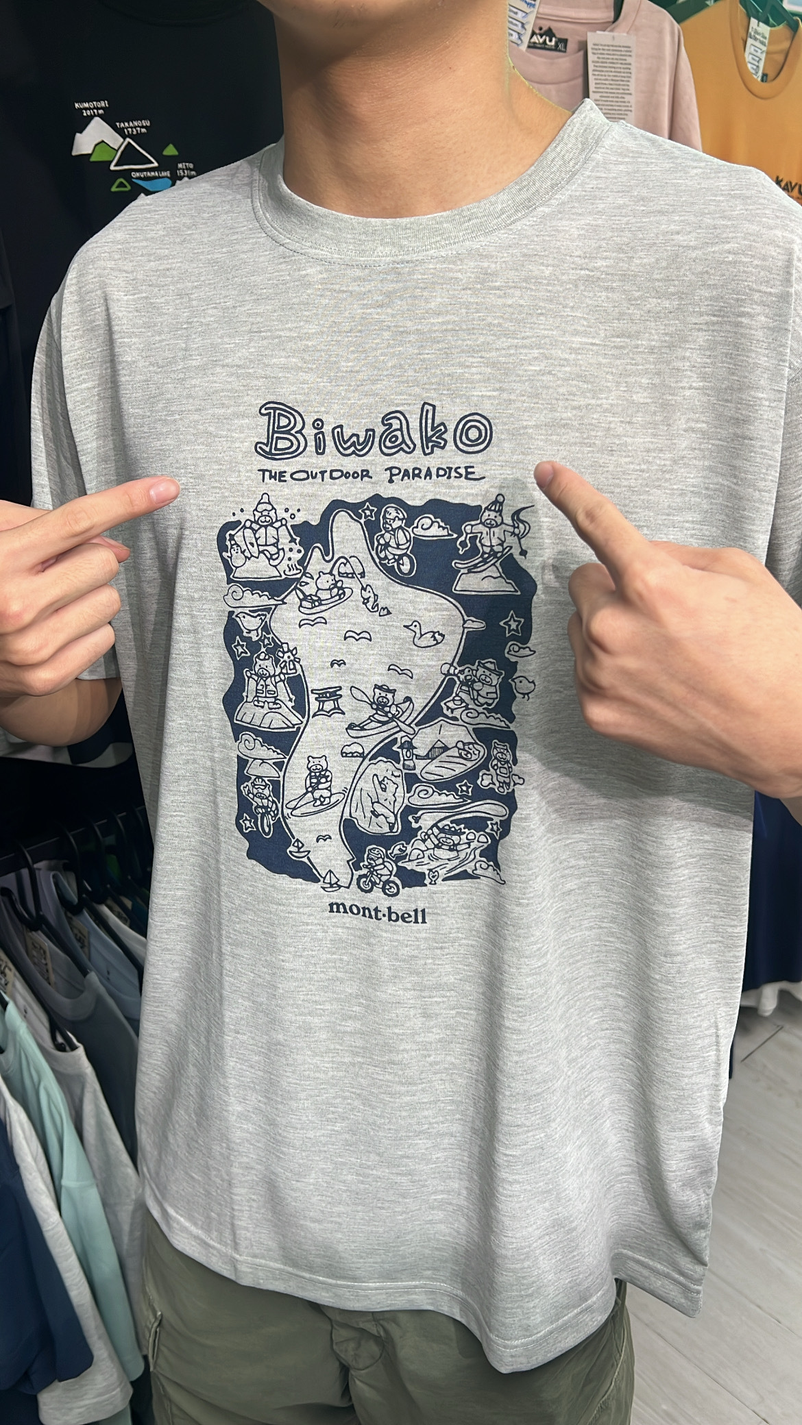 Montbell Wickron T Biwako 琵琶湖地域限定版 透氣快乾 T-Shirt 1504544