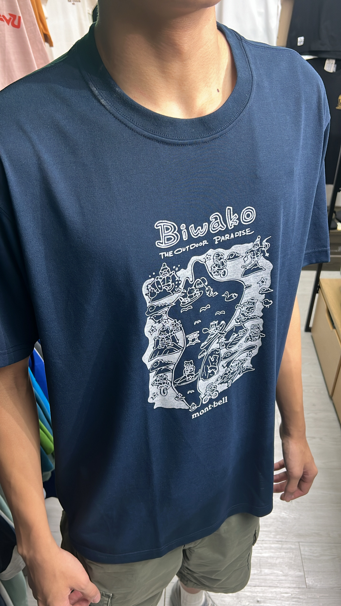 Montbell Wickron T Biwako 琵琶湖地域限定版 透氣快乾 T-Shirt 1504544