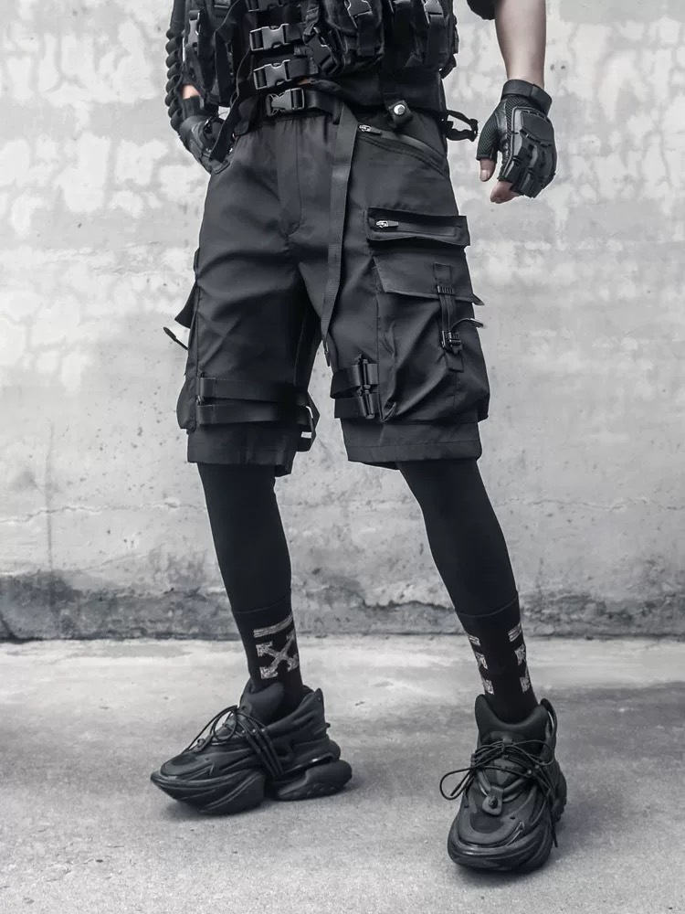 𝙏𝙀𝘾𝙃𝙒𝙀𝘼𝙍 機能織帶戰術卸扣傘兵短褲