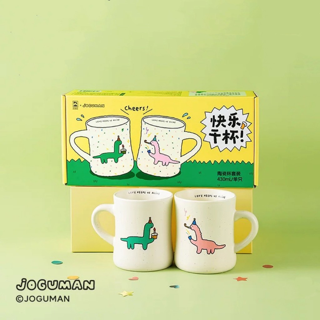 韓國 JOGUMAN 愛的乾杯陶瓷對杯