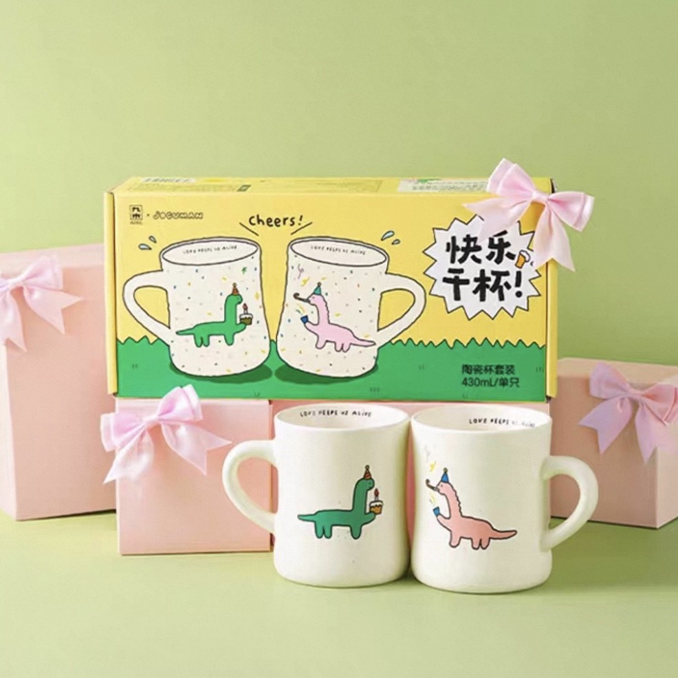 韓國 JOGUMAN 愛的乾杯陶瓷對杯